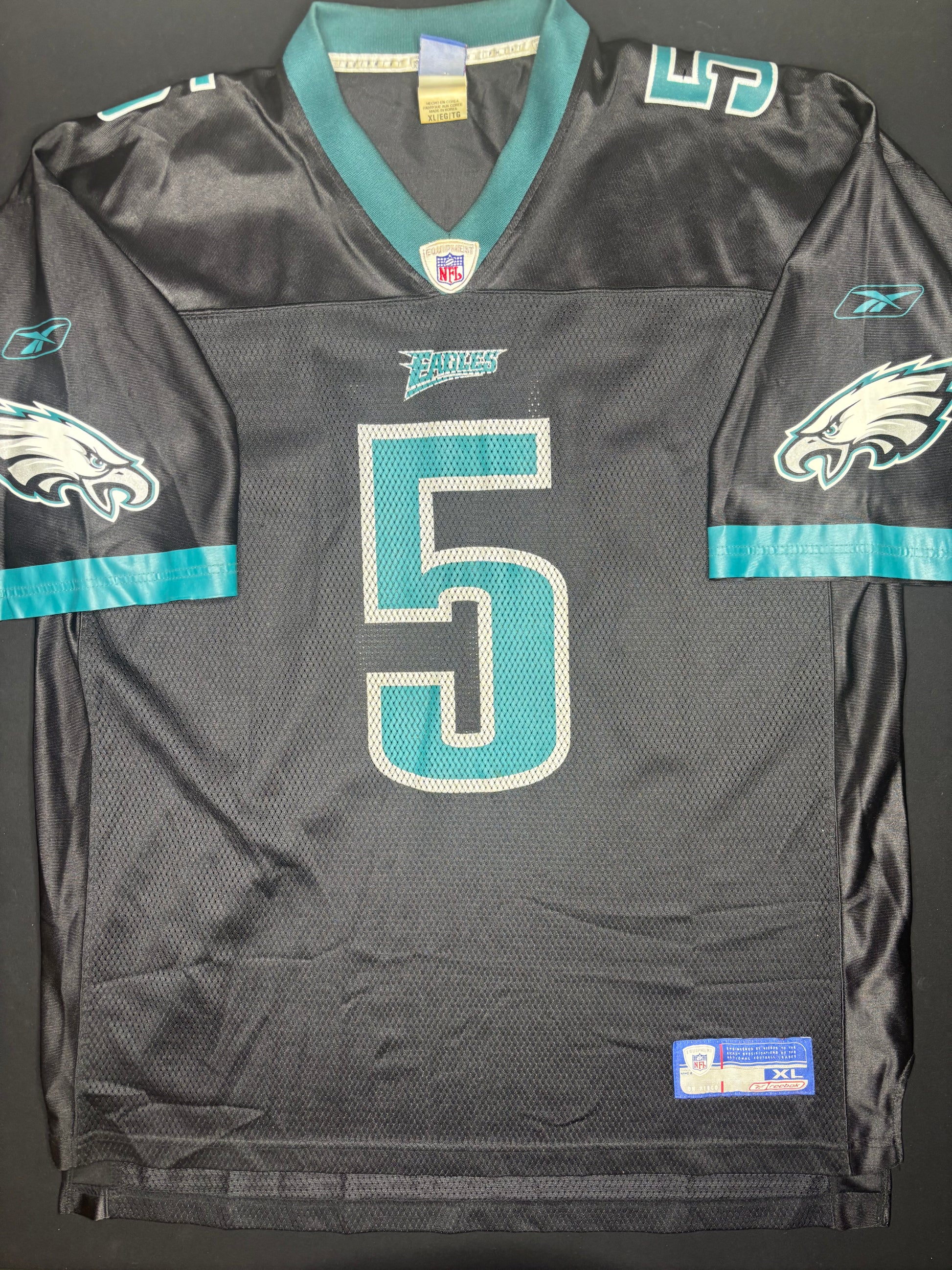Philadelphia Eagles Donovan McNabb Alt Black Reebok Football Jersey Size: XL
