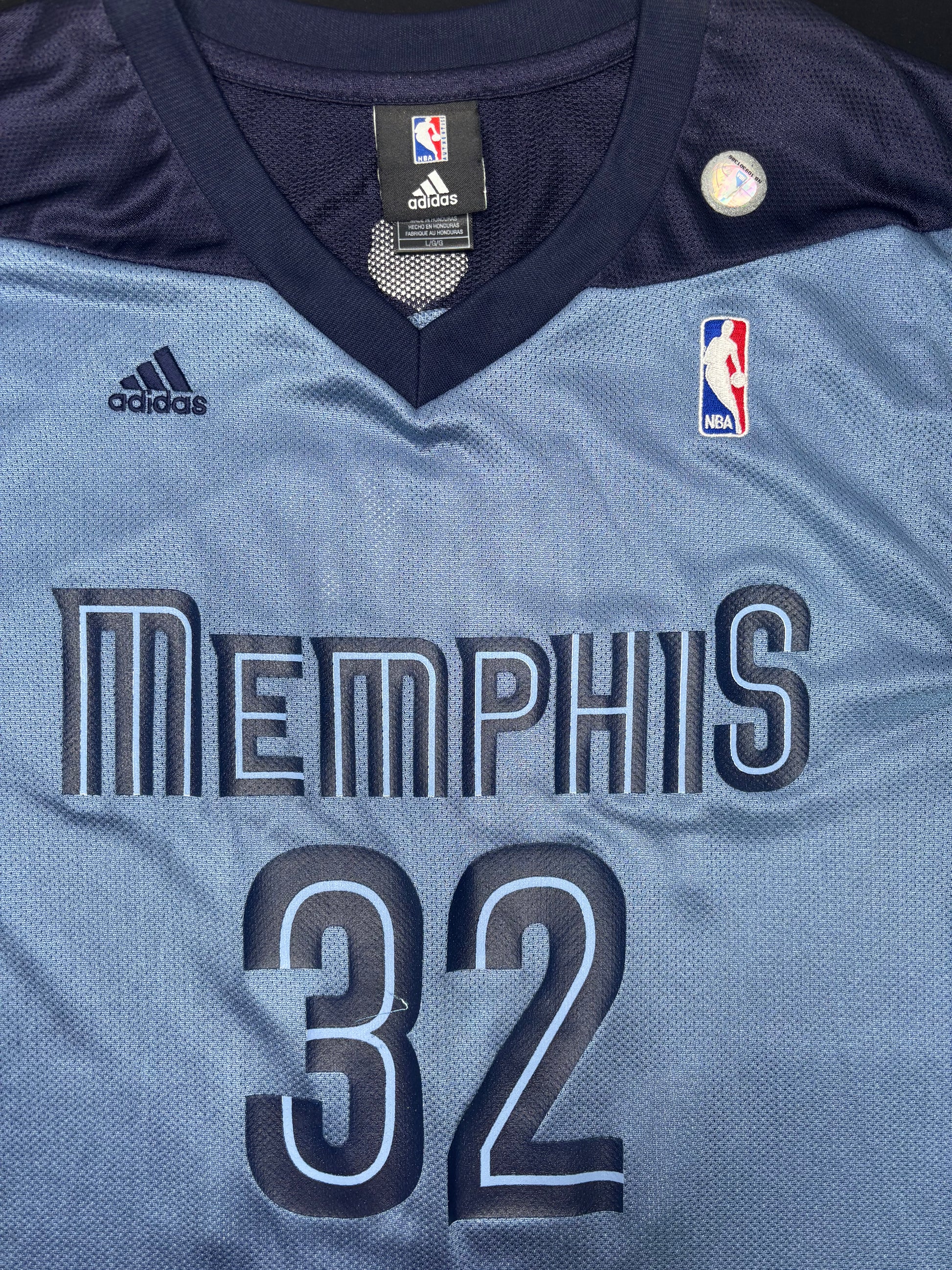 Memphis Grizzlies OJ Mayo Adidas Basketball Jersey Size: Large