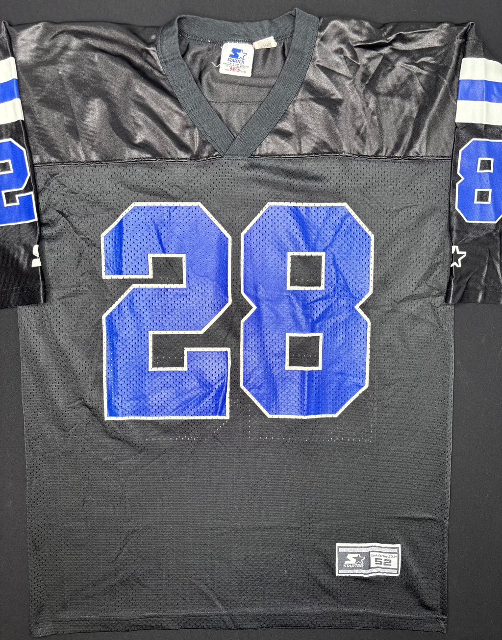 Indianapolis Colts Marshall Faulk Alt Black Starter Football Jersey Size: 52