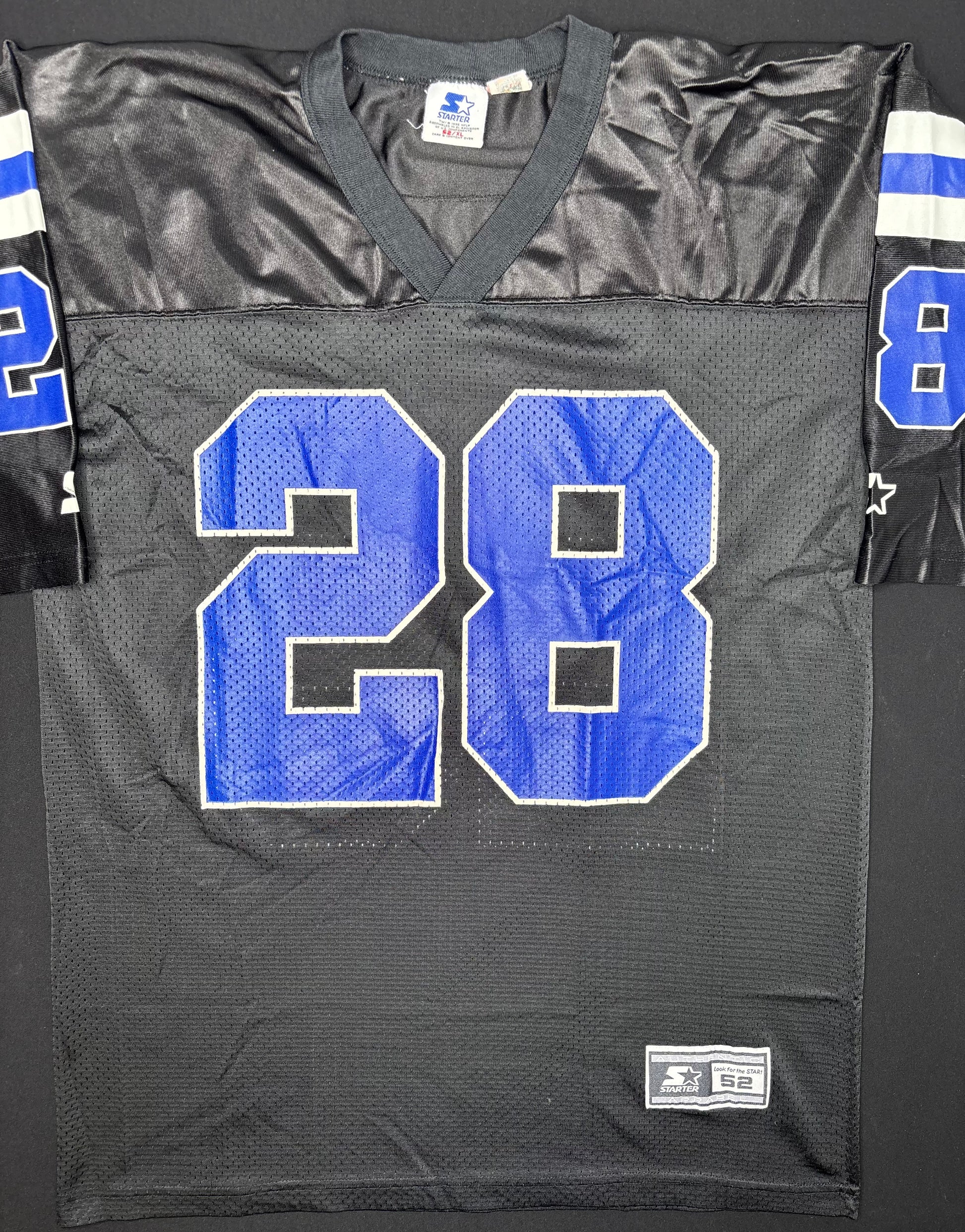 Indianapolis Colts Marshall Faulk Alt Black Starter Football Jersey Size: 52