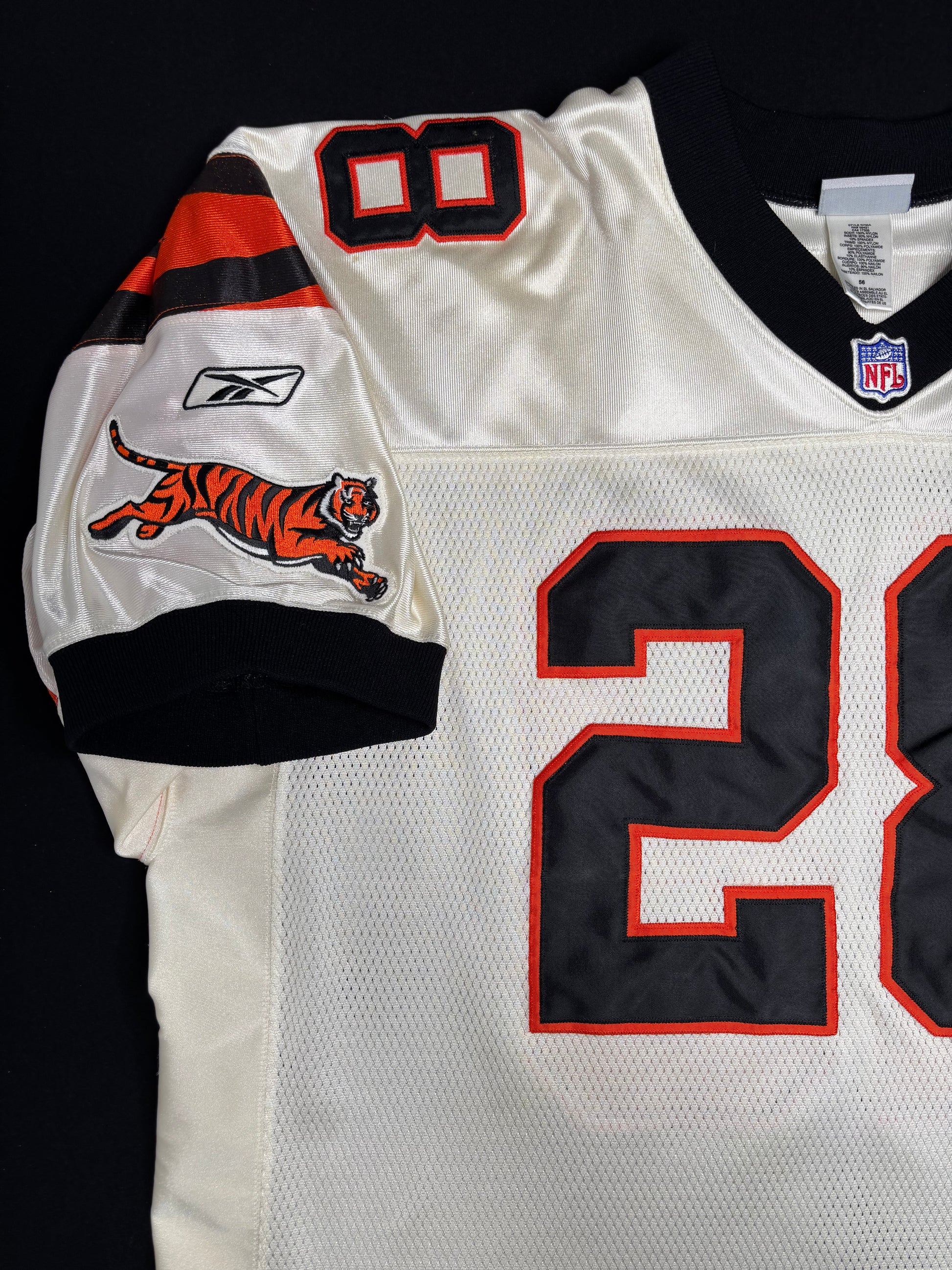 Cincinnati Bengals Corey Dillon Authentic Reebok Football Jersey Size: 56