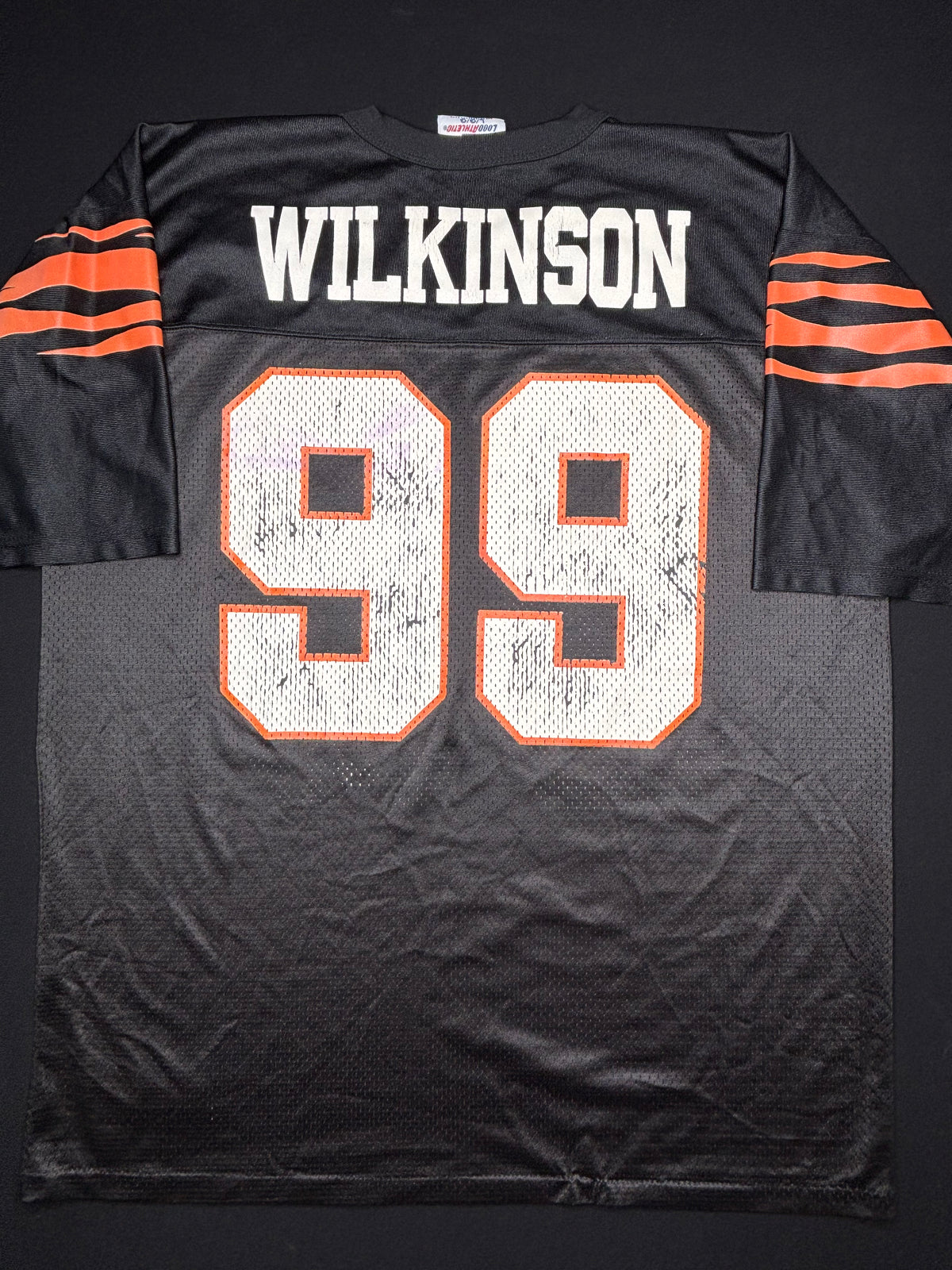 Cincinnati Bengals Dan Wilkinson Logo Athletic Football Jersey Size: Large