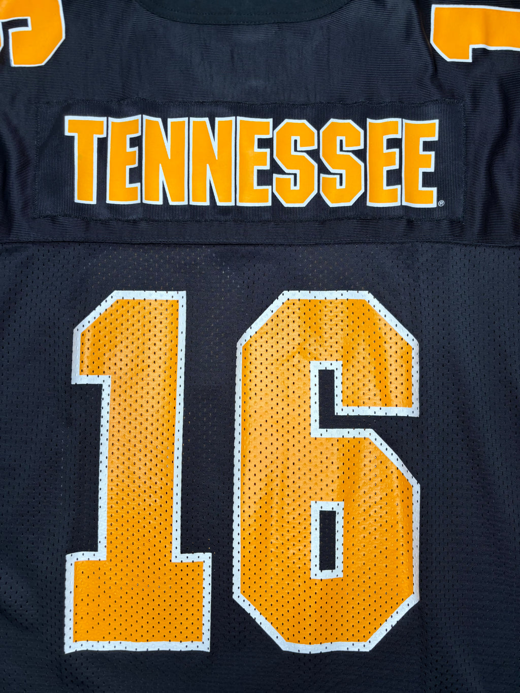 Vintage Tennessee Volunteers Peyton Manning Alt Black Starter Football Jersey Size: 52