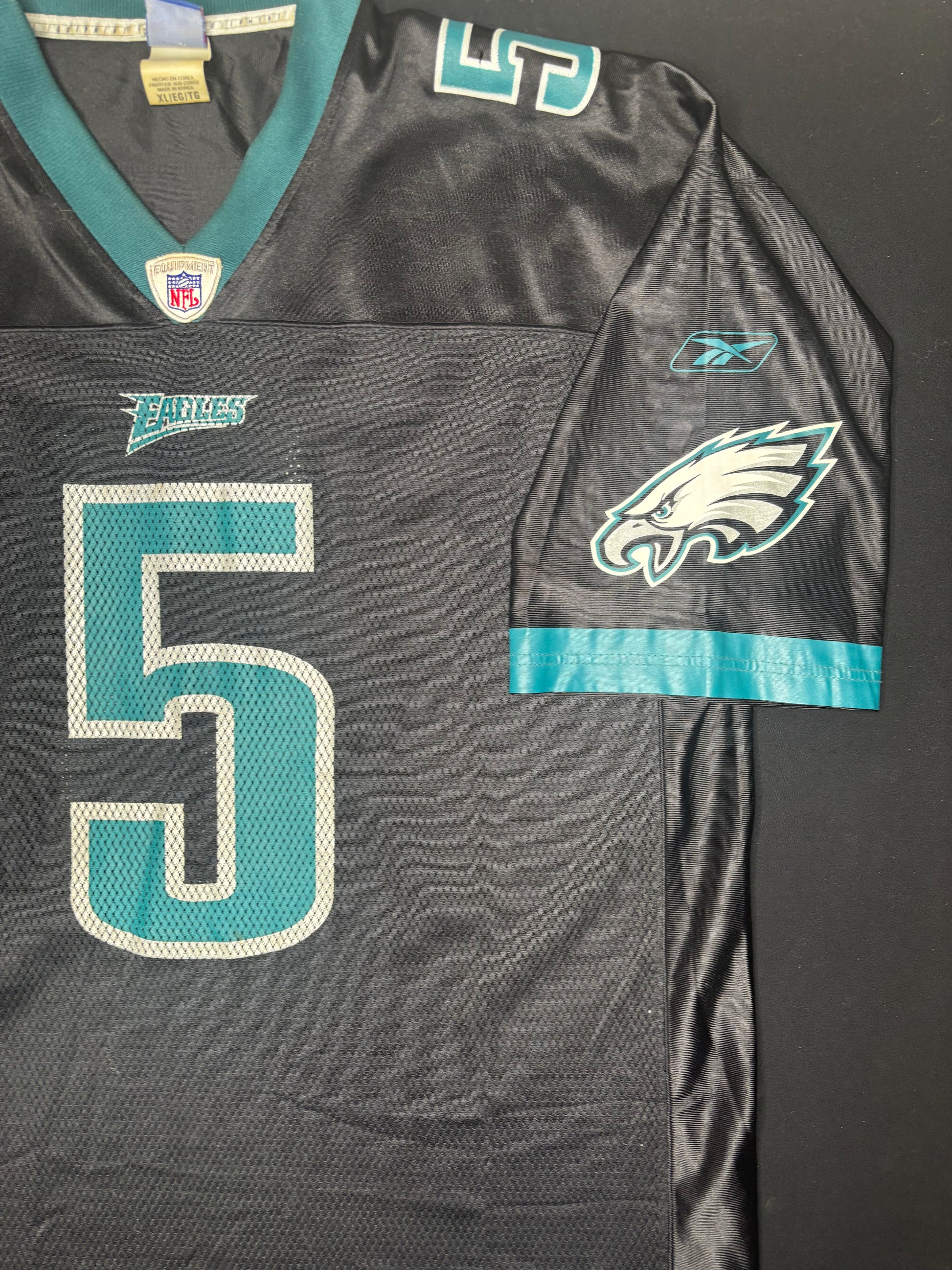 Philadelphia Eagles Donovan McNabb Alt Black Reebok Football Jersey Size: XL