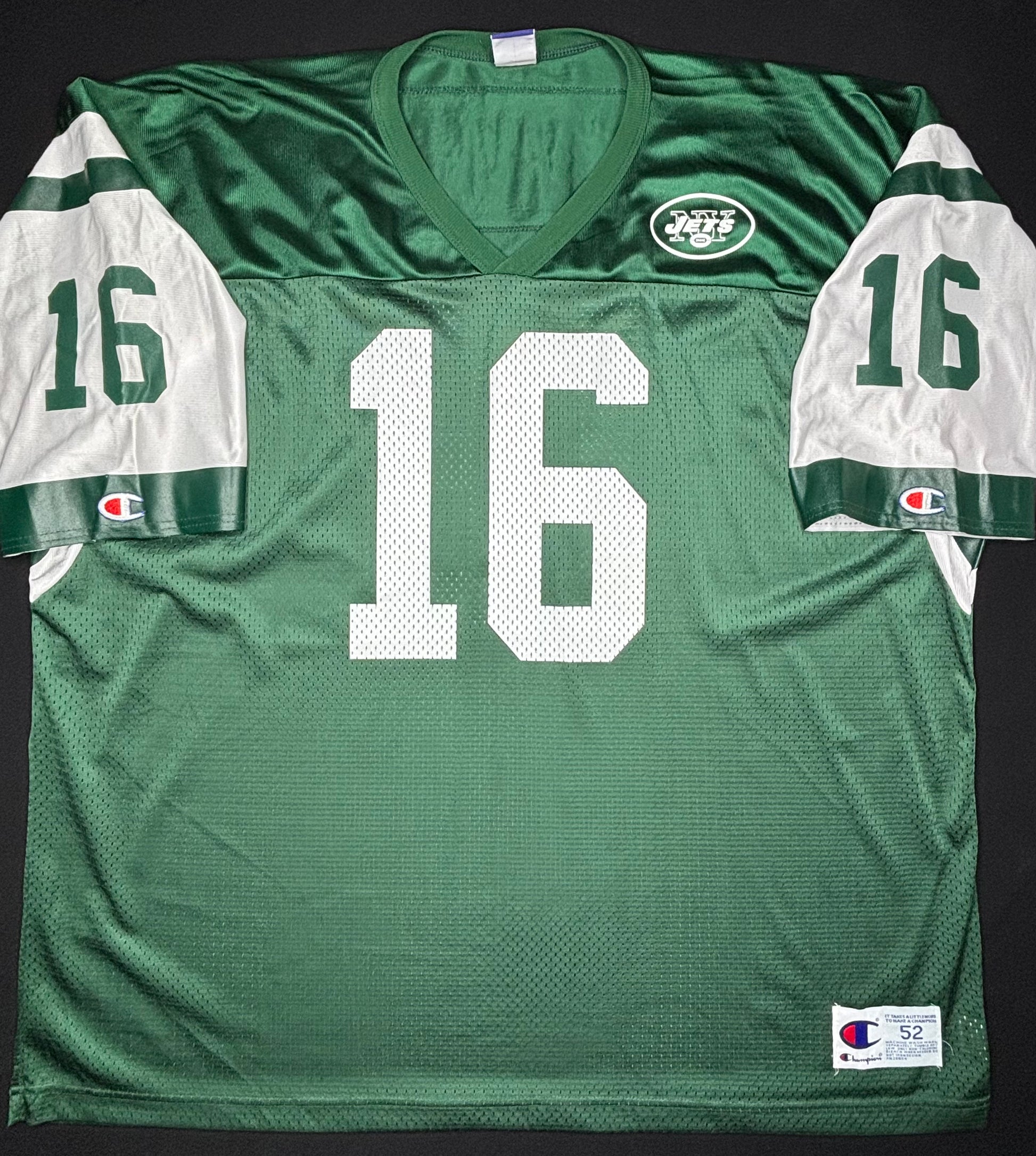 New York Jets Vinny Testaverde Champion Football Jersey Size: 52