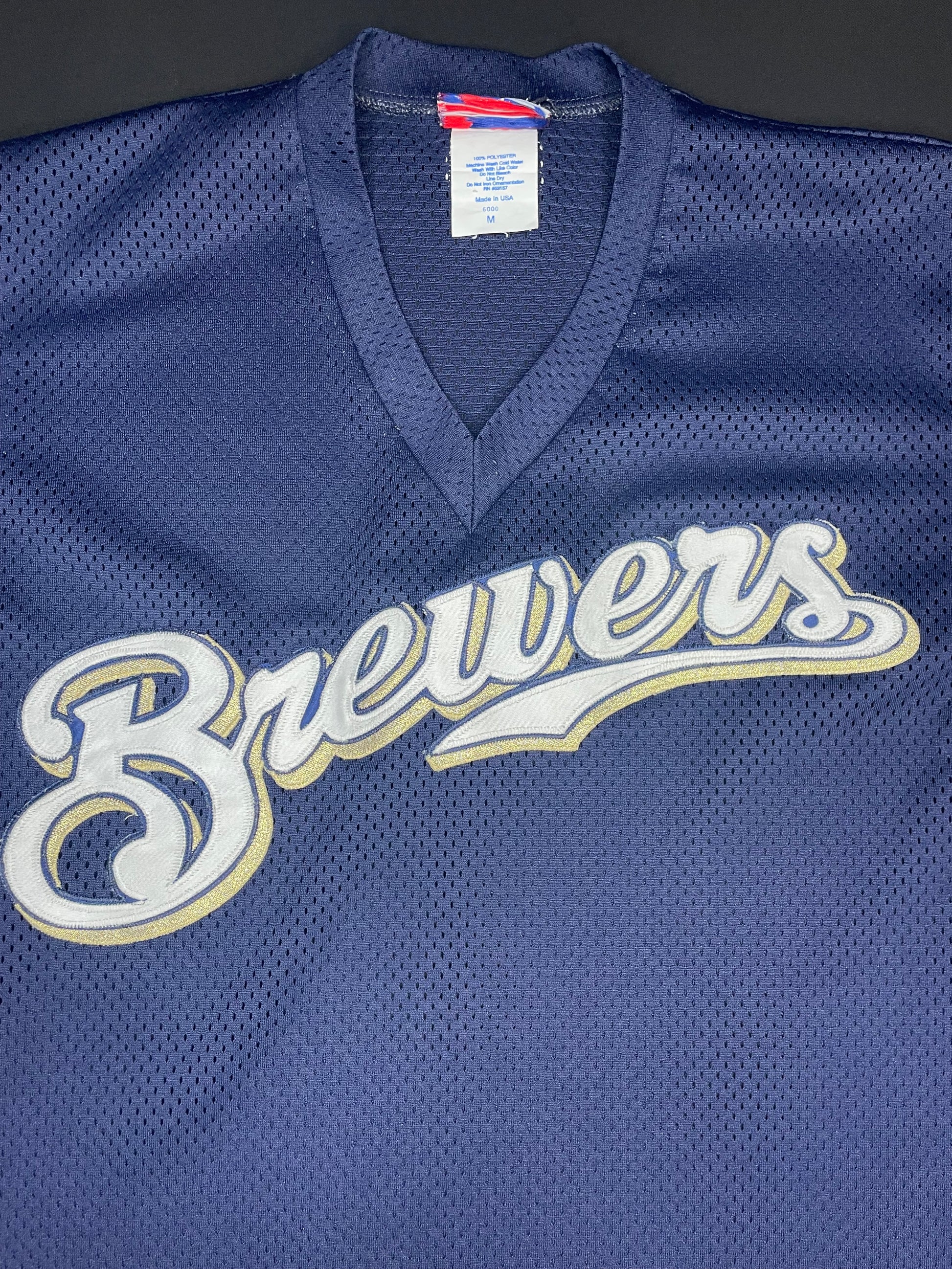 Vintage Milwaukee Brewers Majestic Baseball Jersey Size: M