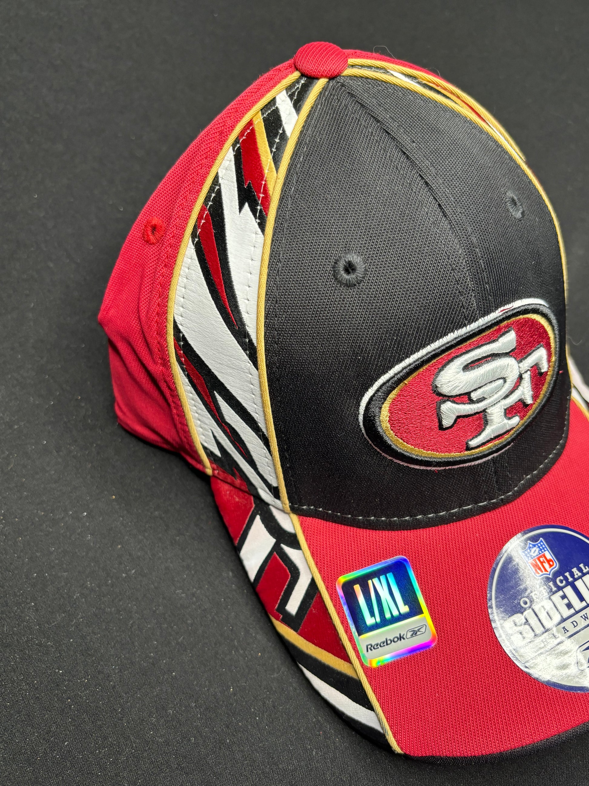 NWT San Francisco 49ers Reebok Flex Fit Hat