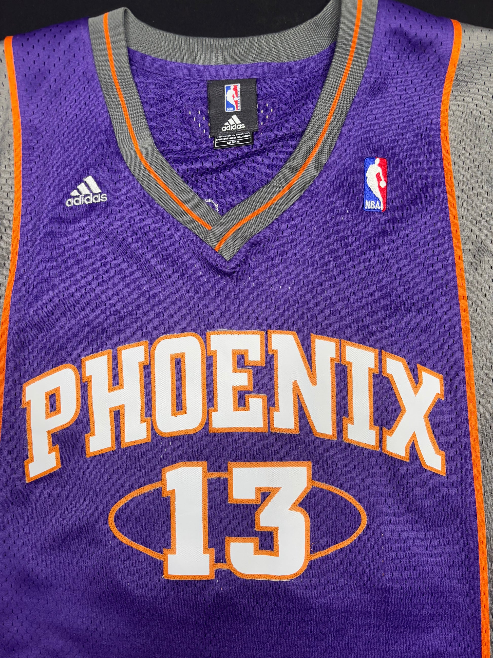 Phoenix Suns Steve Nash Adidas M13 Basketball Jersey Size: Medium