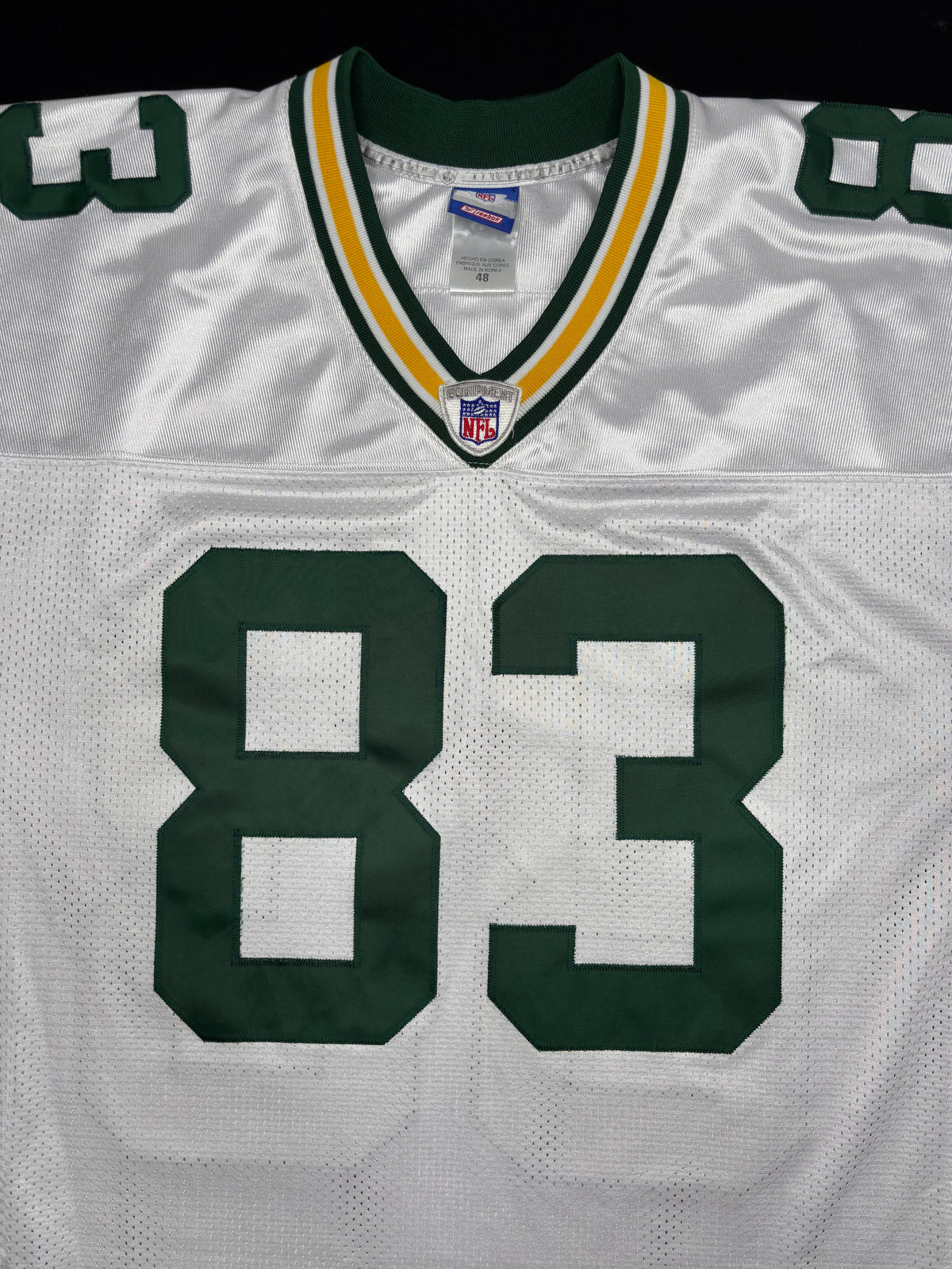 Green Bay Packers Terry Glenn Authentic Reebok Football Jersey Size: 48