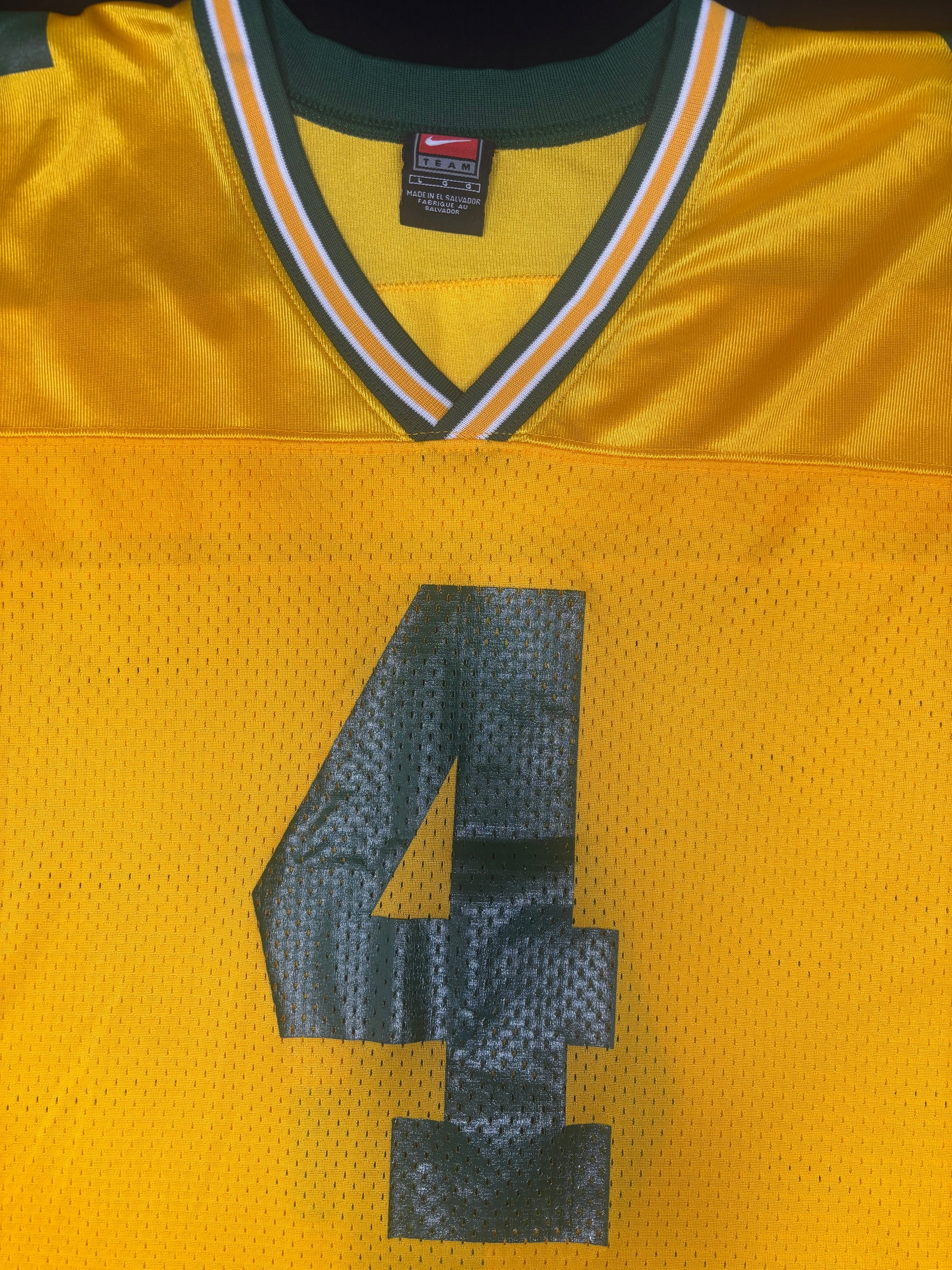 Green Bay Packers Brett Favre Nike Football Jersey Size: Large
