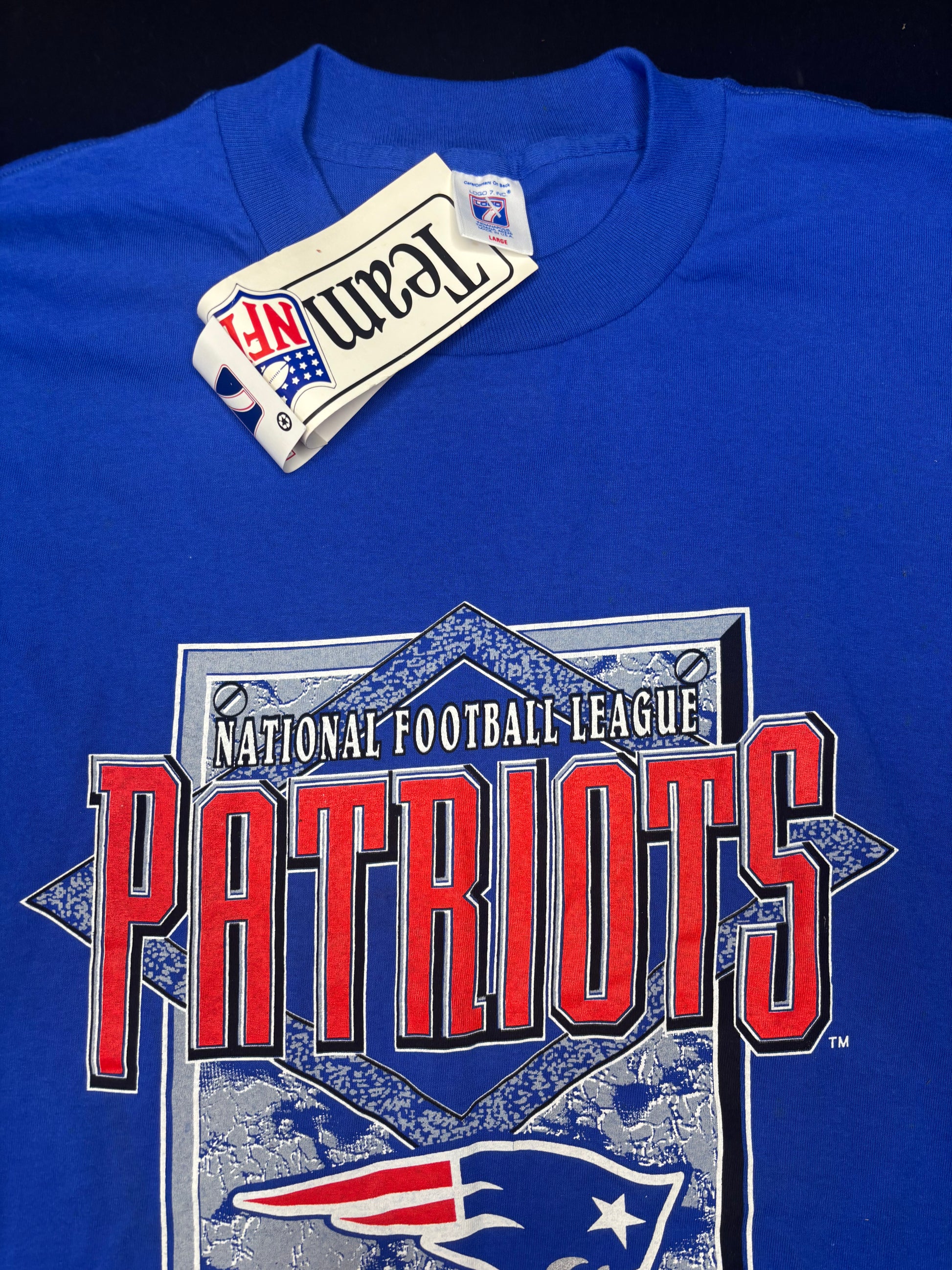 NWT Vintage New England Patriots Logo 7 T Shirt