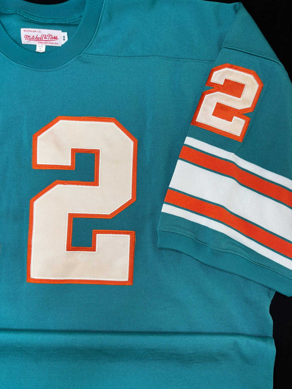 Miami Dolphins Bob Griese 67’ Mitchell & Ness Authentic Football Jersey Size: 4XL