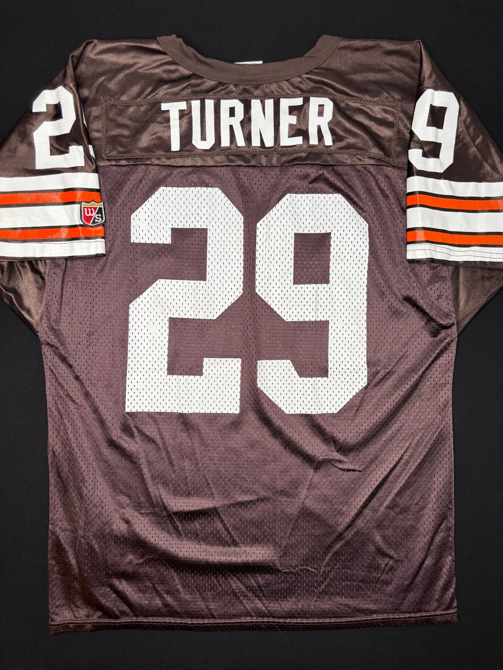 Cleveland Browns Eric Turner Wilson Football Jersey Size: Large