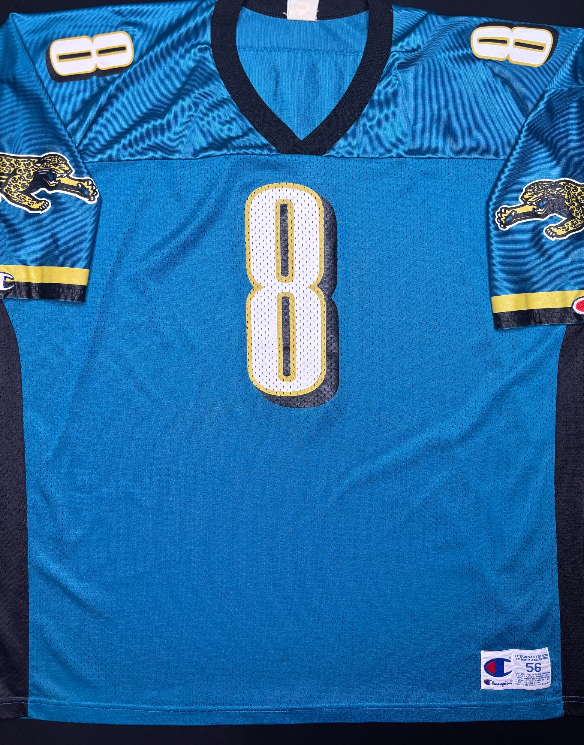 Vintage Jacksonville Jaguars Mark Brunell Champion Football Jersey Size: 56