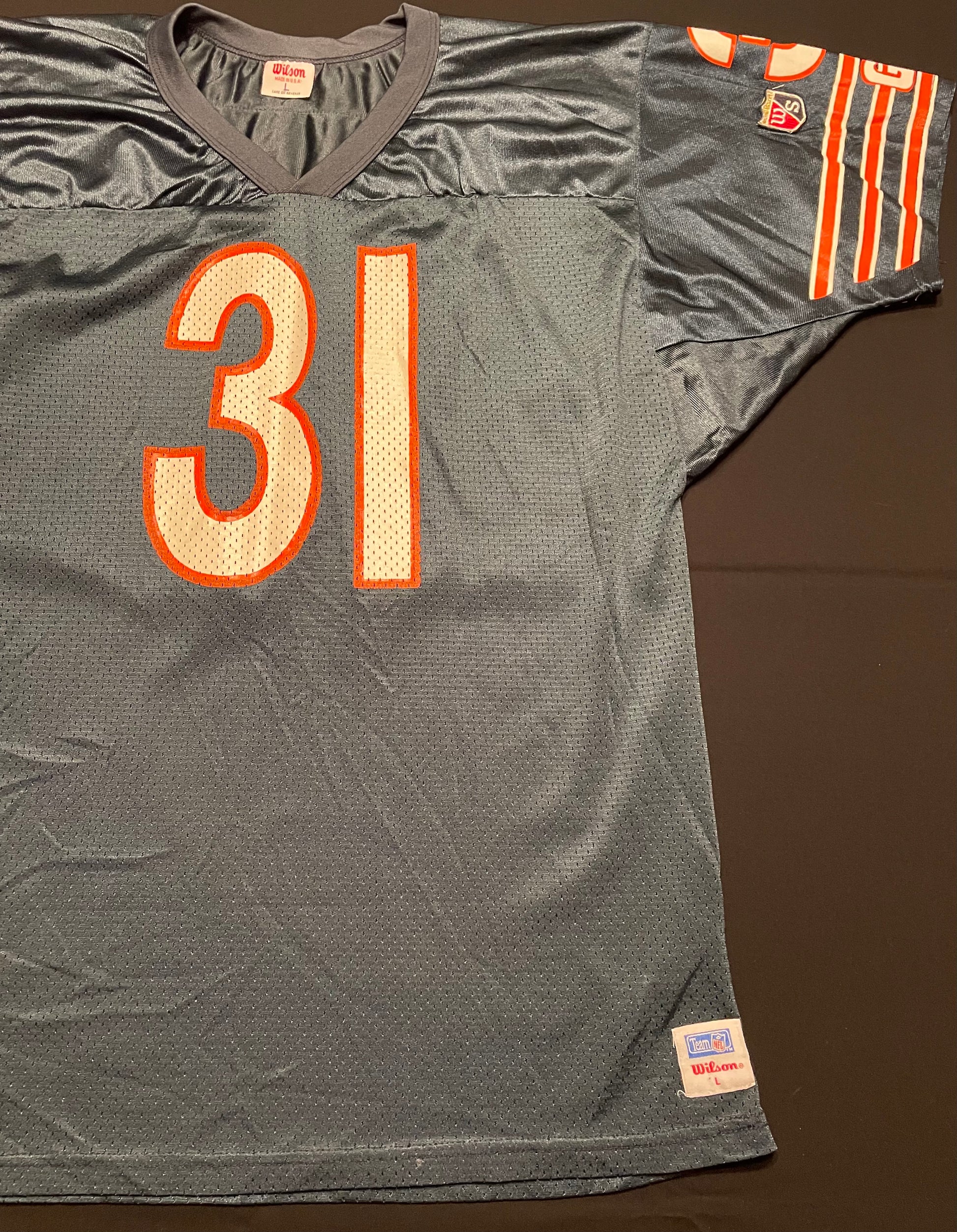 Chicago Bears Rashaan Salaam Wilson Football Jersey Size: Large