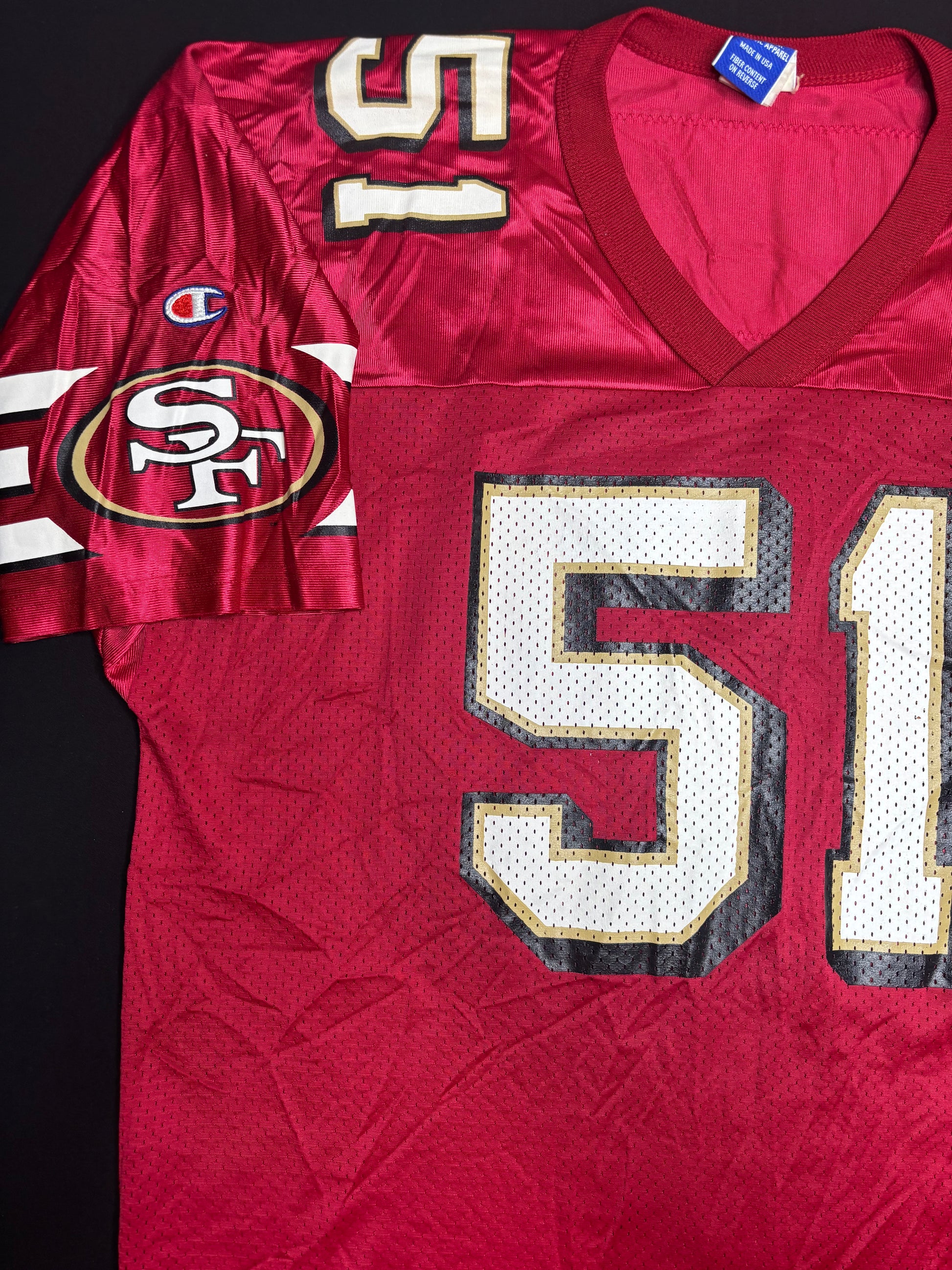 San Francisco 49ers Ken Norton Jr Champion Football Jersey Size: 48