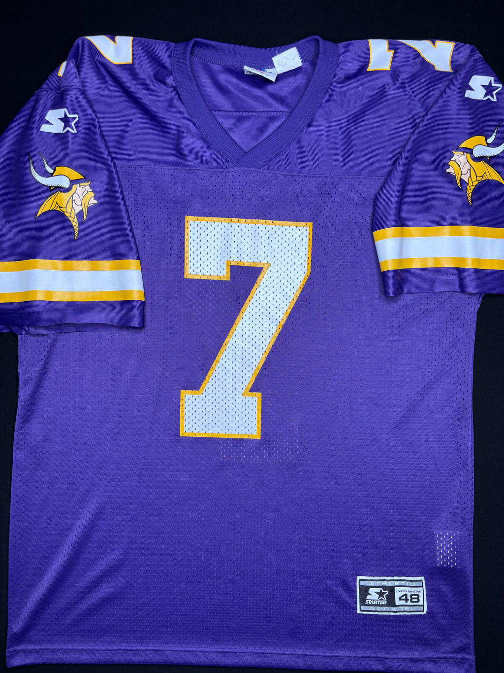 Minnesota Vikings Randall Cunningham Starter Football Jersey Size: 48