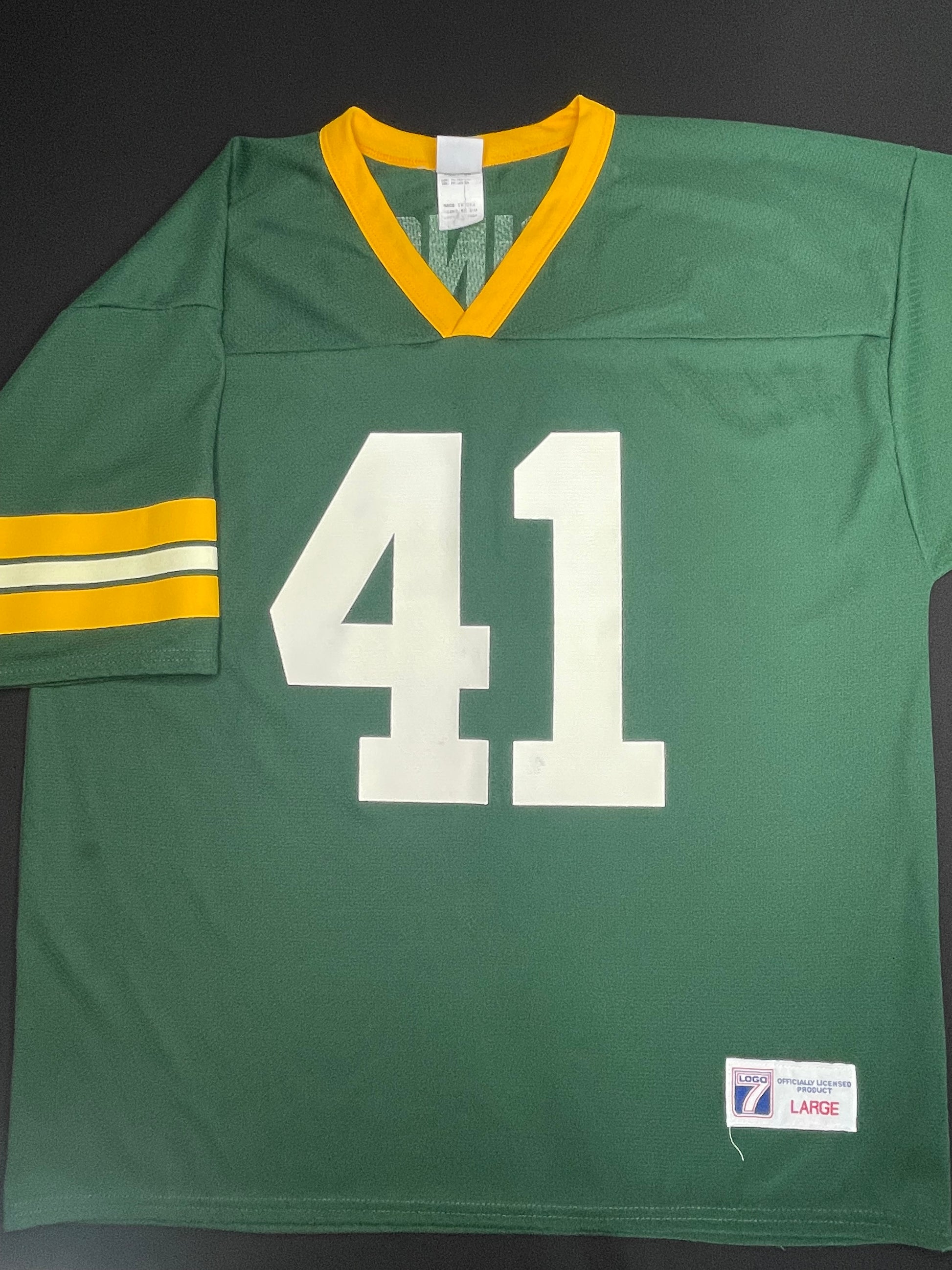 Vintage Green Bay Packers Eugene Robinson Logo 7 Football Jersey Size: Large