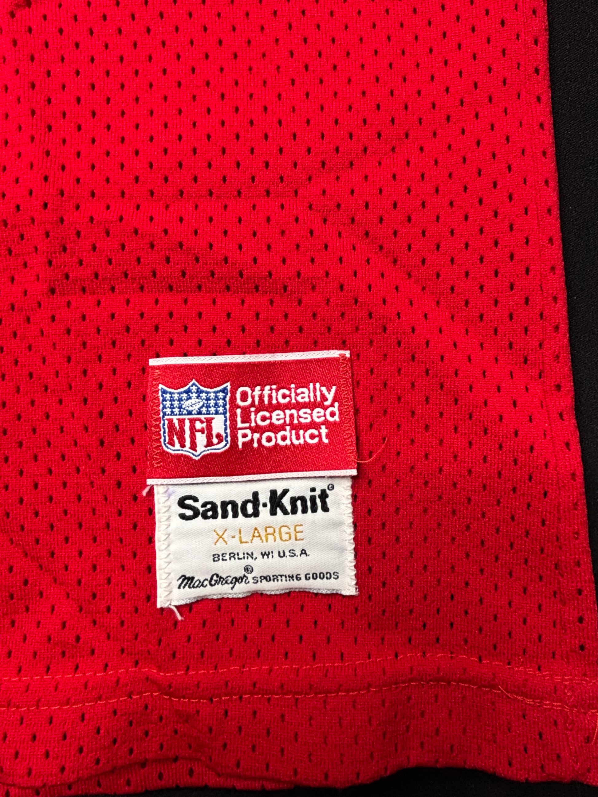 New England Patriots Andre Tippett Sandknit Football Jersey Size: XL