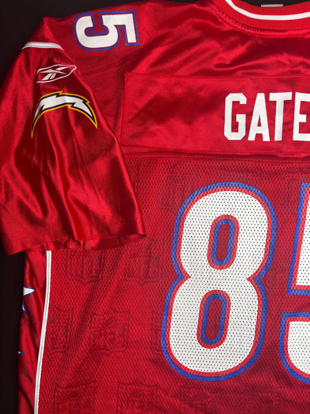 San Diego Chargers Antonio Gates 2006 Pro Bowl Reebok Football Jersey Size: XXL
