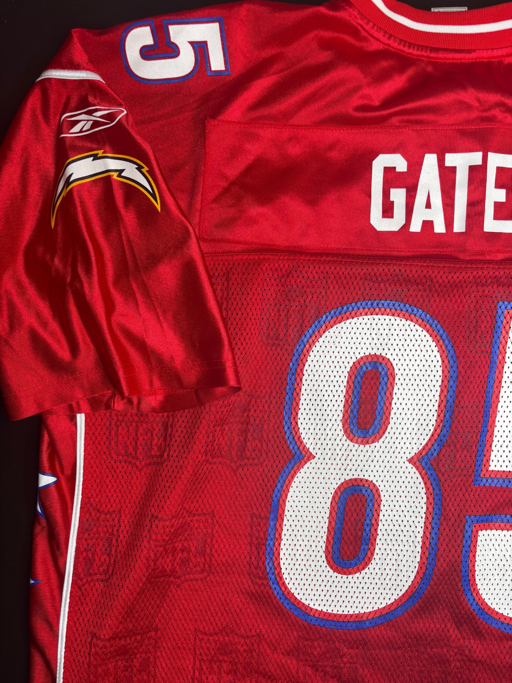 San Diego Chargers Antonio Gates 2006 Pro Bowl Reebok Football Jersey Size: XXL