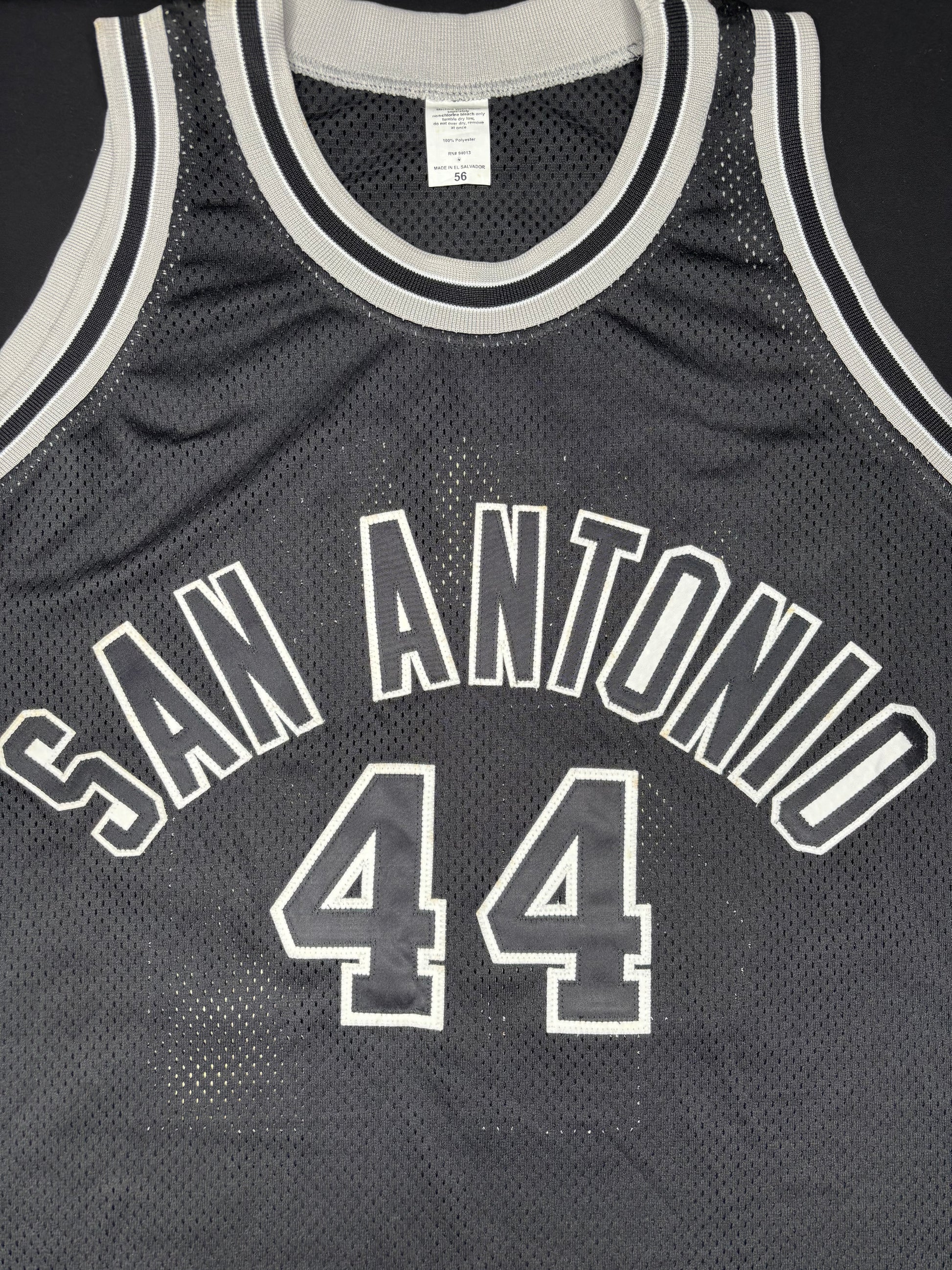 San Antonio Spurs George Gervin Mitchell and Ness Hardwood Classic Basketball Jersey Size: 56