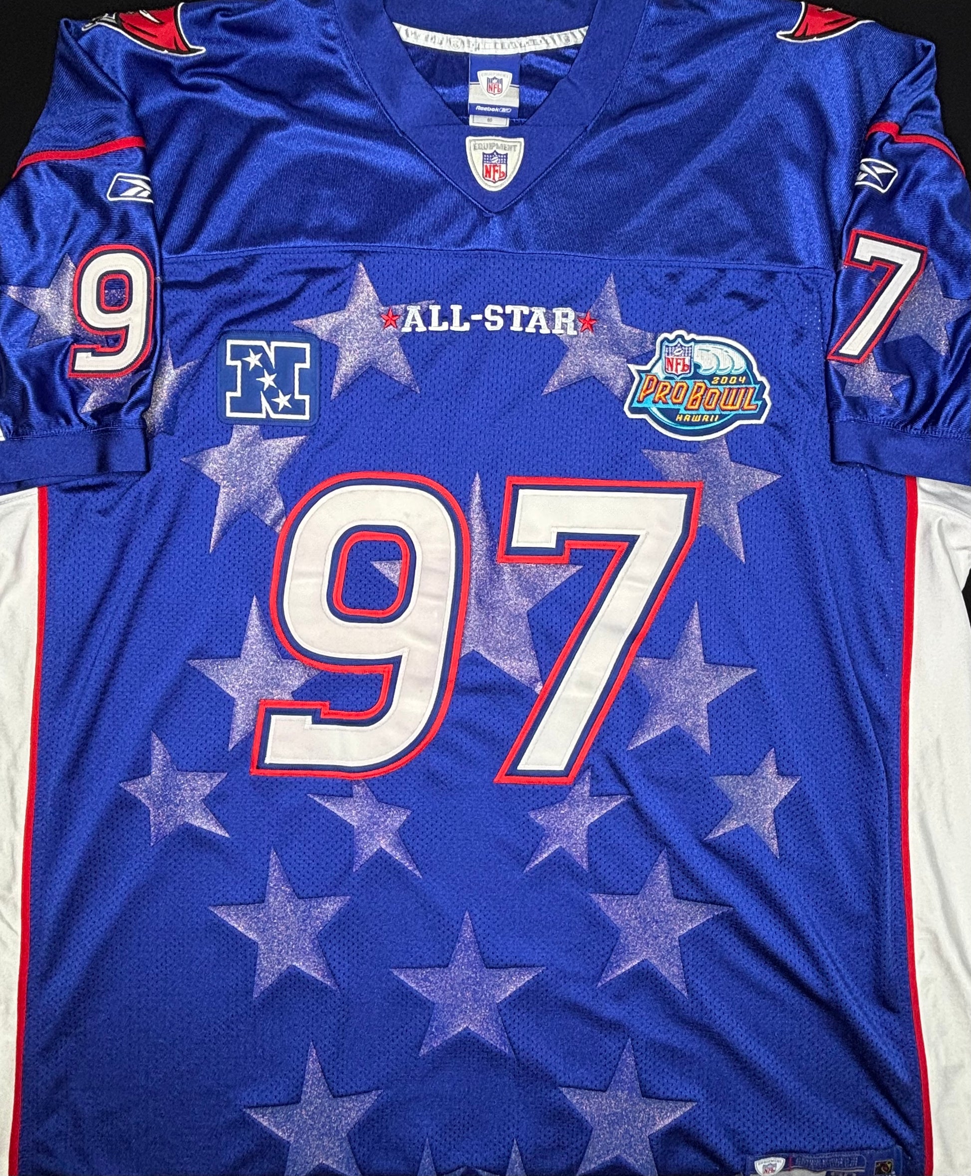 Tampa Bay Buccaneers Simeon Rice 2004 Pro Bowl Reebok Authentic Football Jersey Size: 60