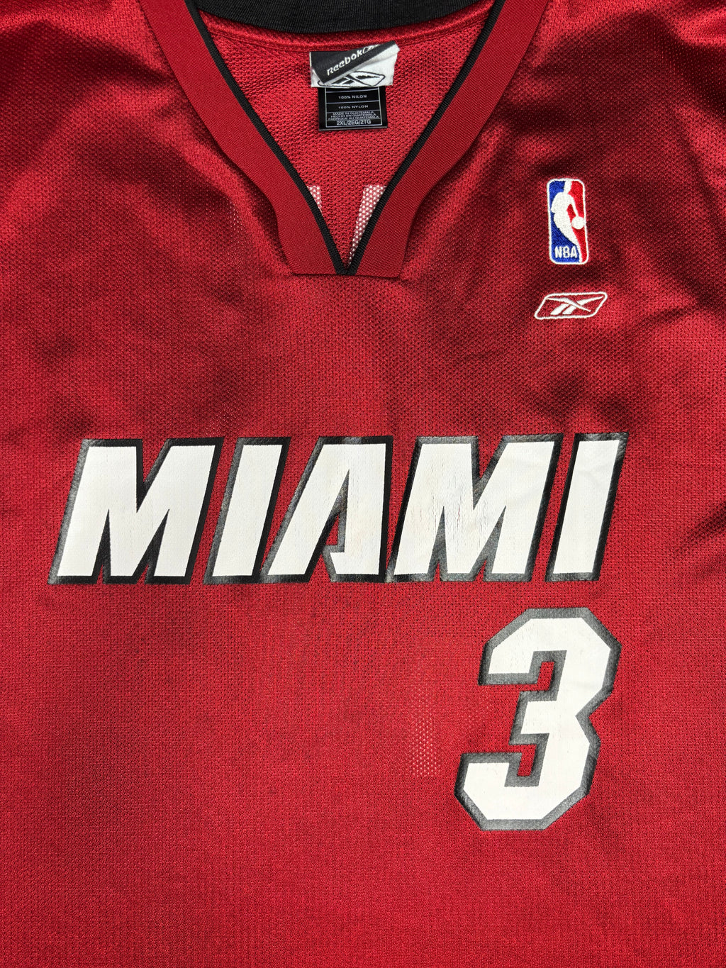 Miami Heat Dwayne Wade Reebok Basketball Jersey Size: XXL