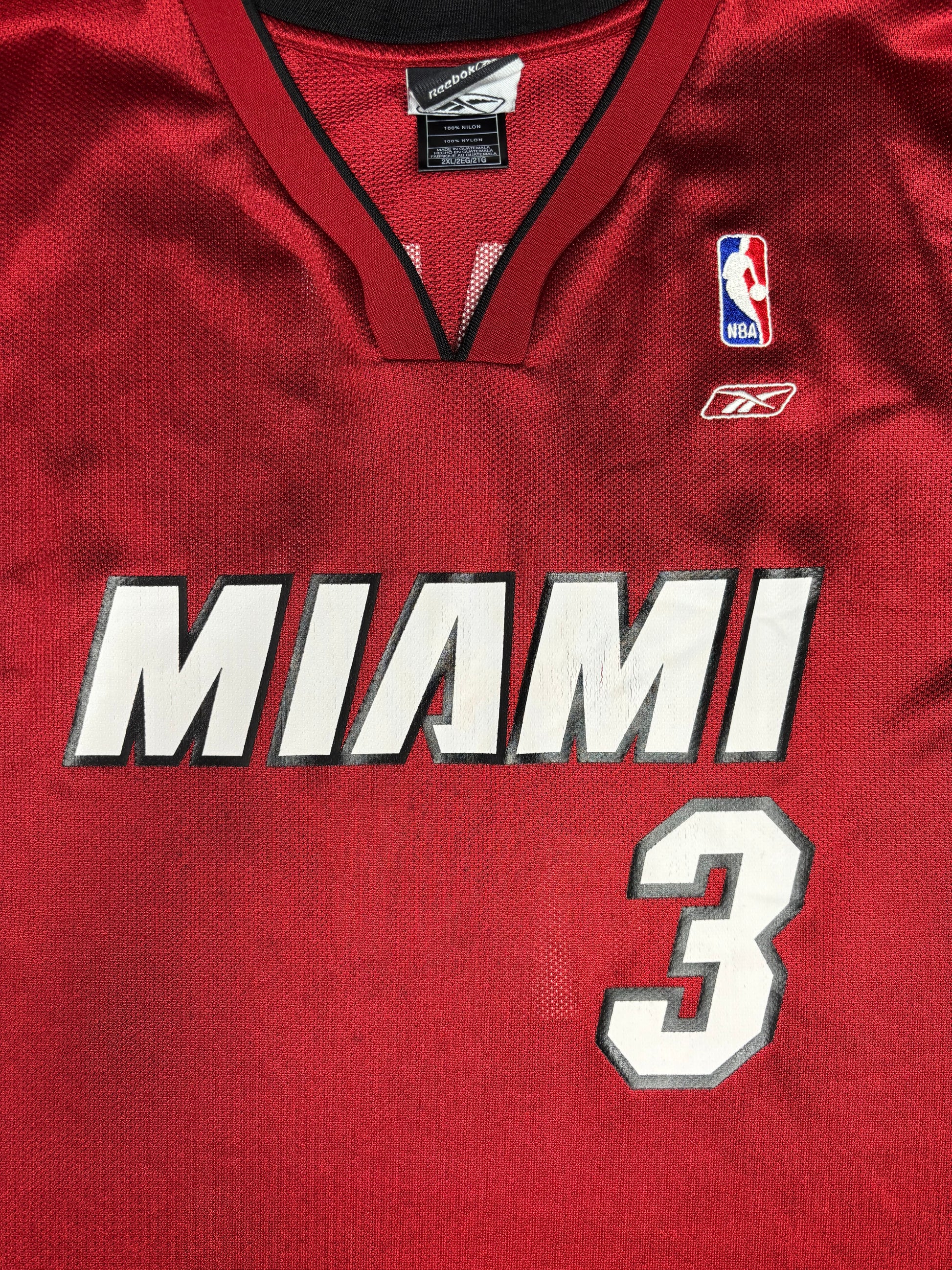 Miami Heat Dwayne Wade Reebok Basketball Jersey Size: XXL