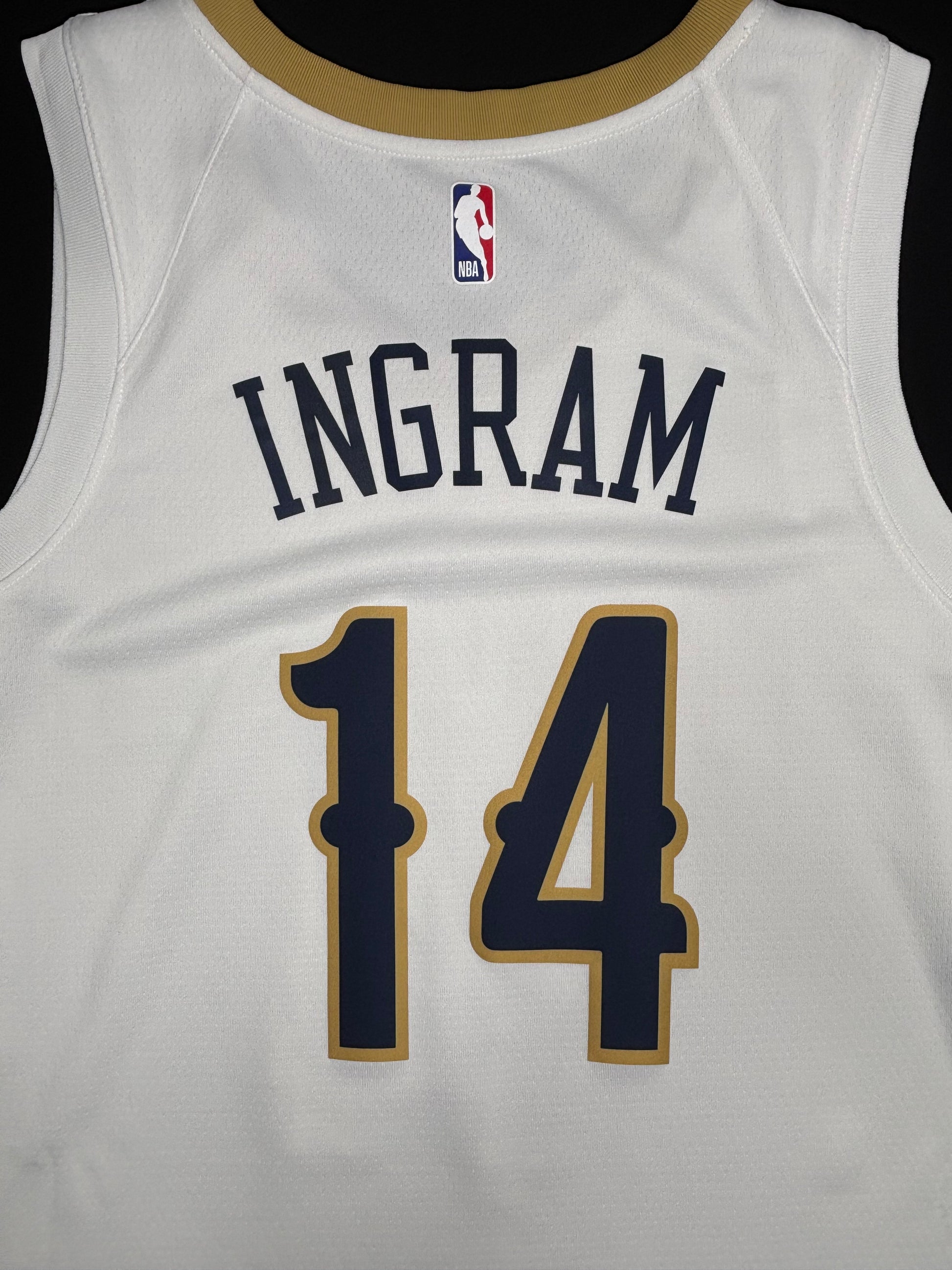 New Orleans Pelicans Brandon Ingram Nike Swingman Basketball Jersey Size: 52