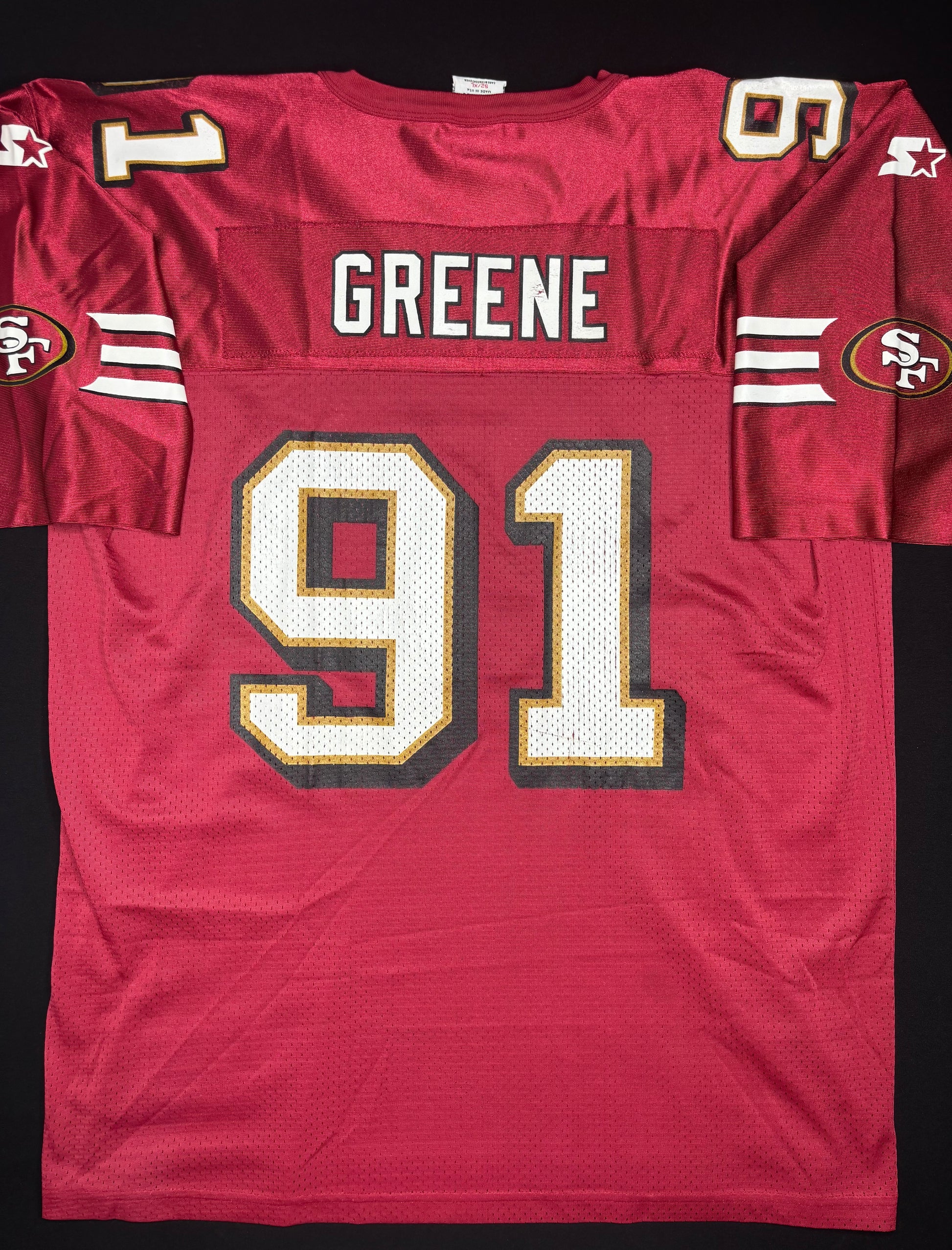 San Francisco 49ers Kevin Greene Starter Football Jersey Size: 52