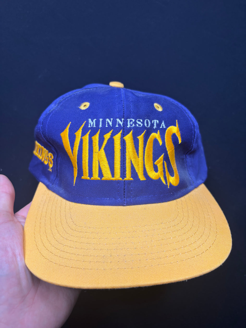 Vintage Minnesota Vikings Snapback Hat
