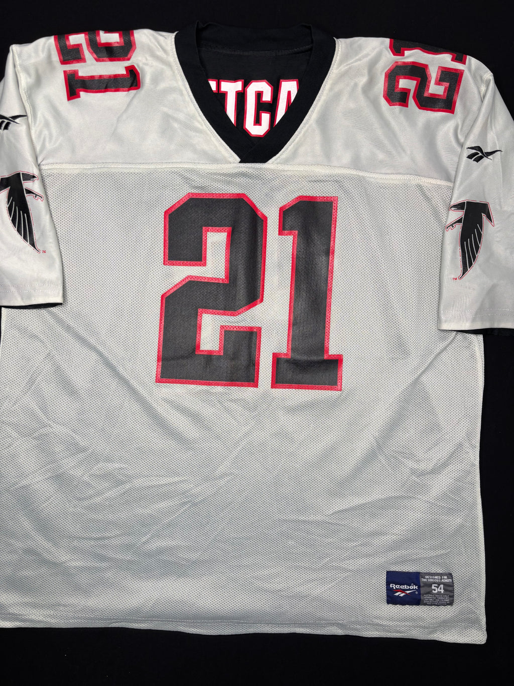 Atlanta Falcons Eric Metcalf Reebok Reversible Football Jersey Size: 54