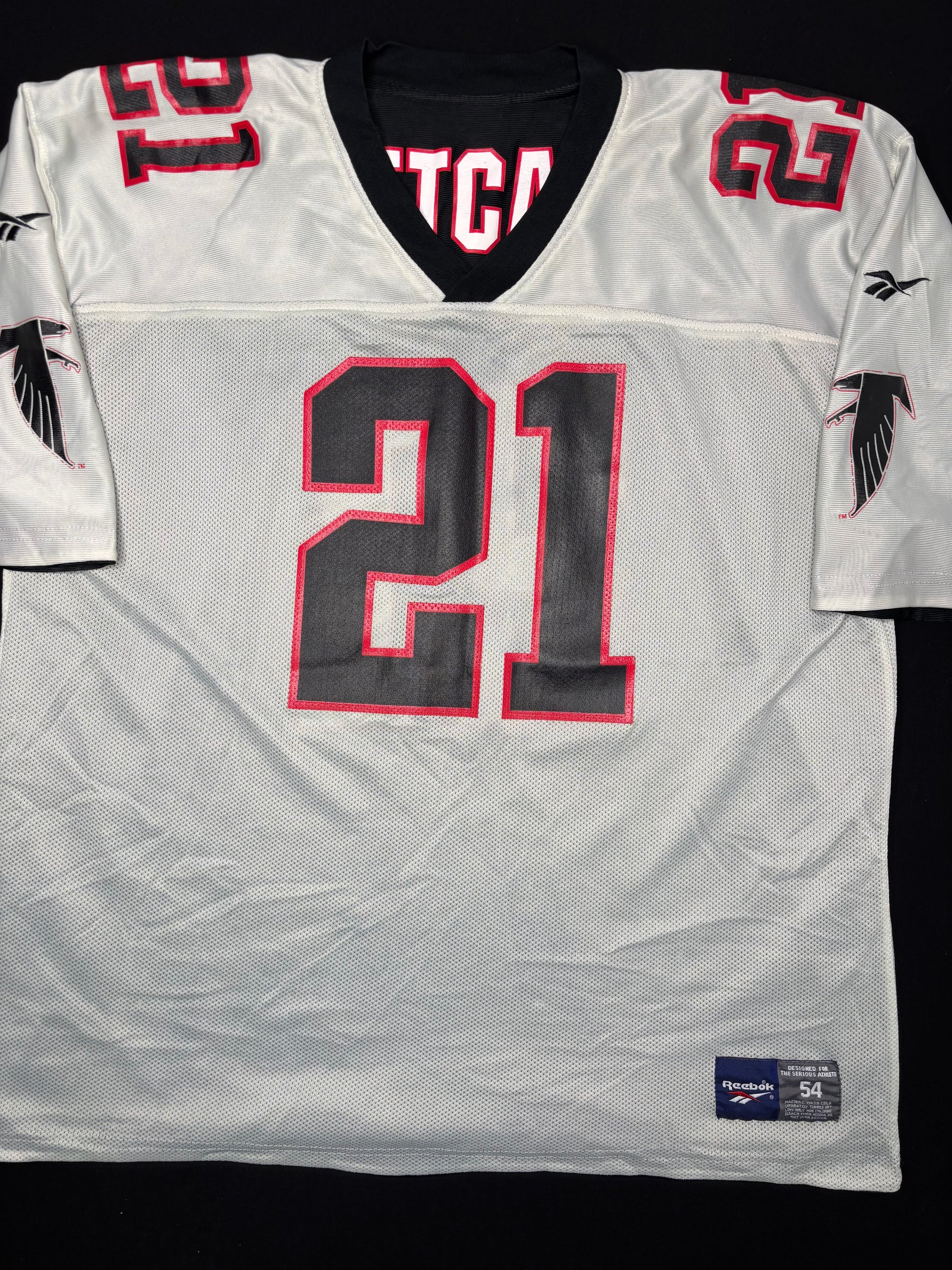 Atlanta Falcons Eric Metcalf Reebok Reversible Football Jersey Size: 54