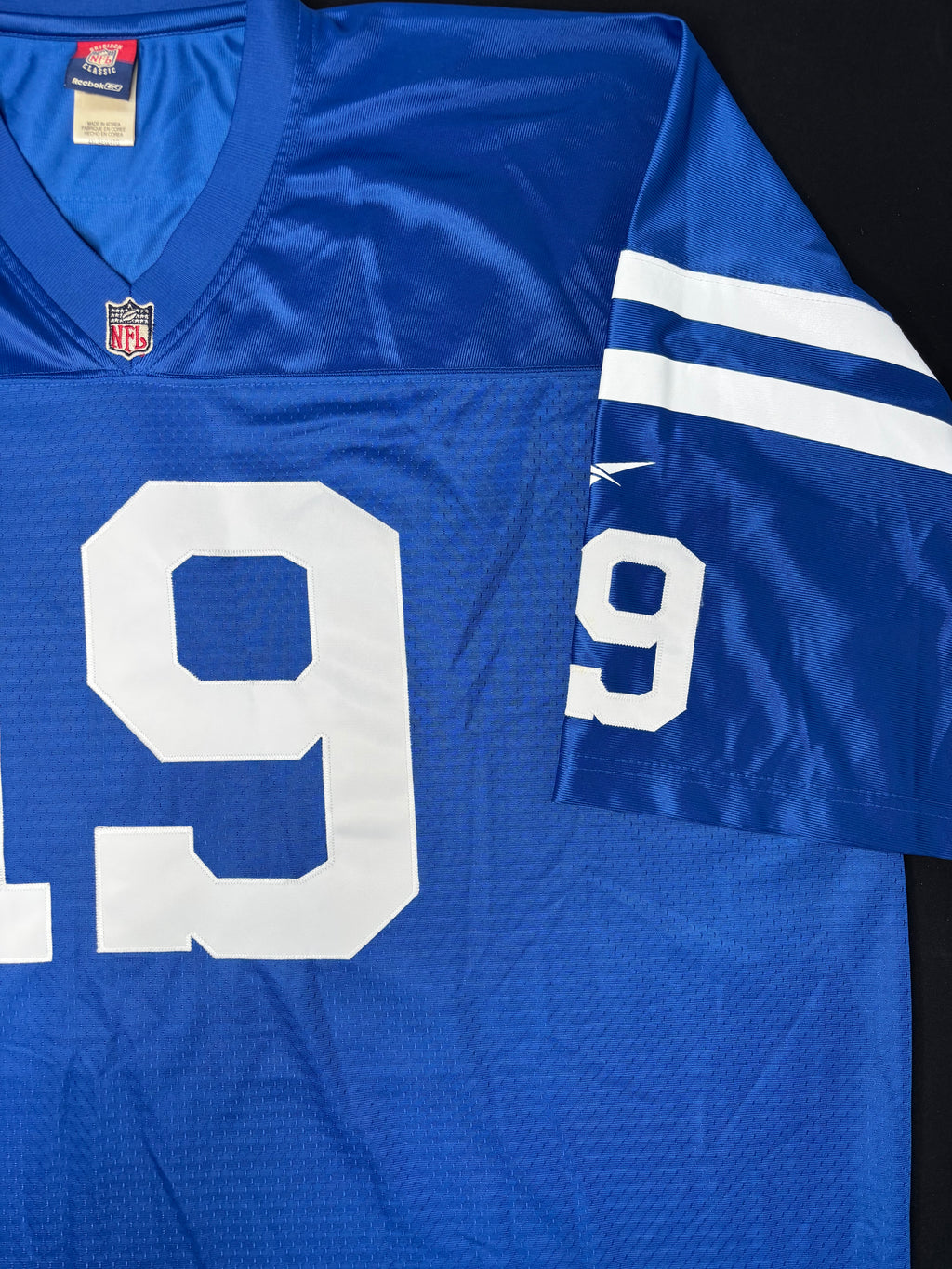 Baltimore Colts Johnny Unitas Reebok Throwbacks Football Jersey Size: 4XL