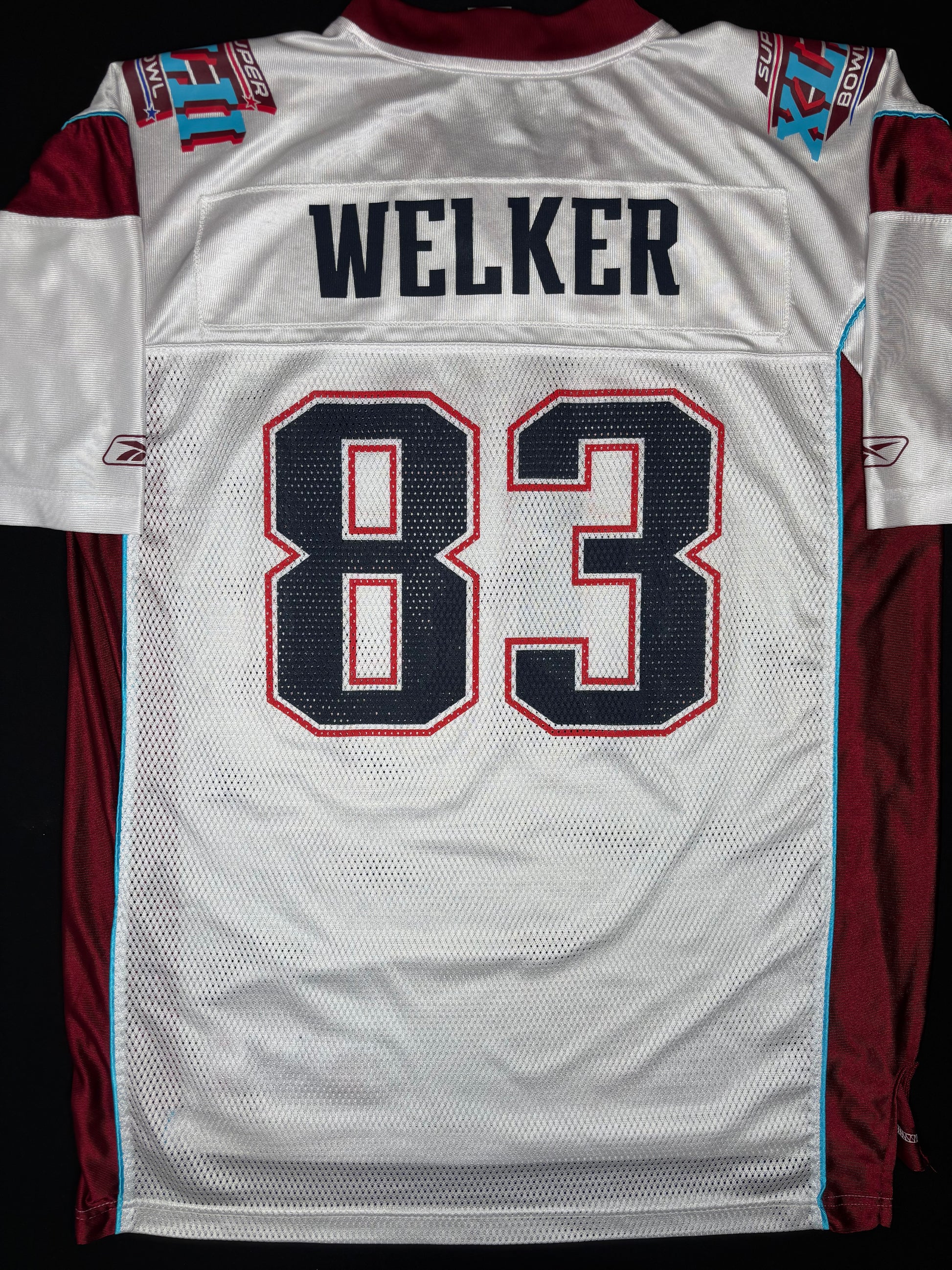New England Patriots Wes Welker SuperBowl 42 Reebok Football Jersey Size: XL