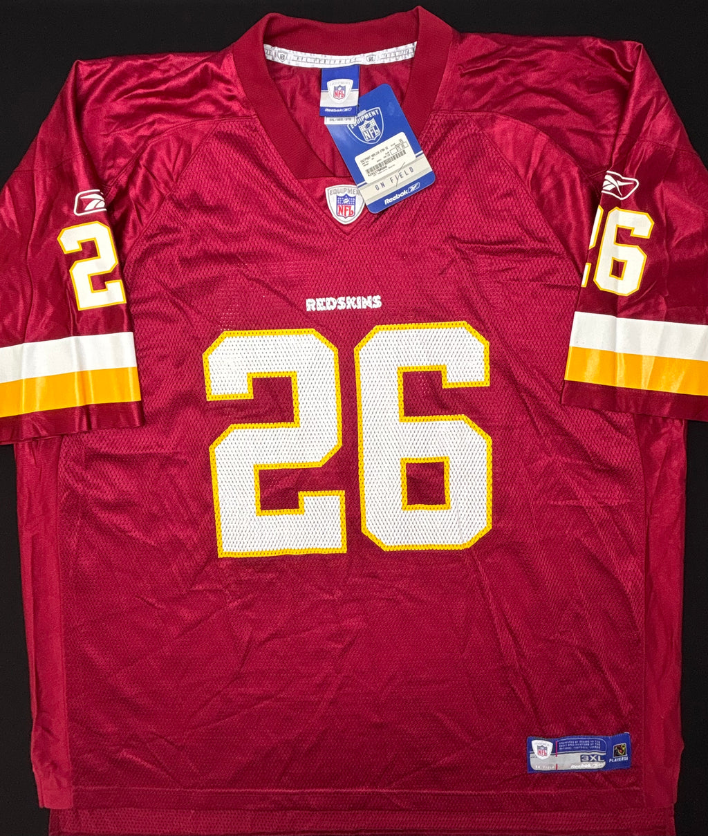 NWT Washington Redskins Clinton Portis Reebok Football Jersey Size: 3XL