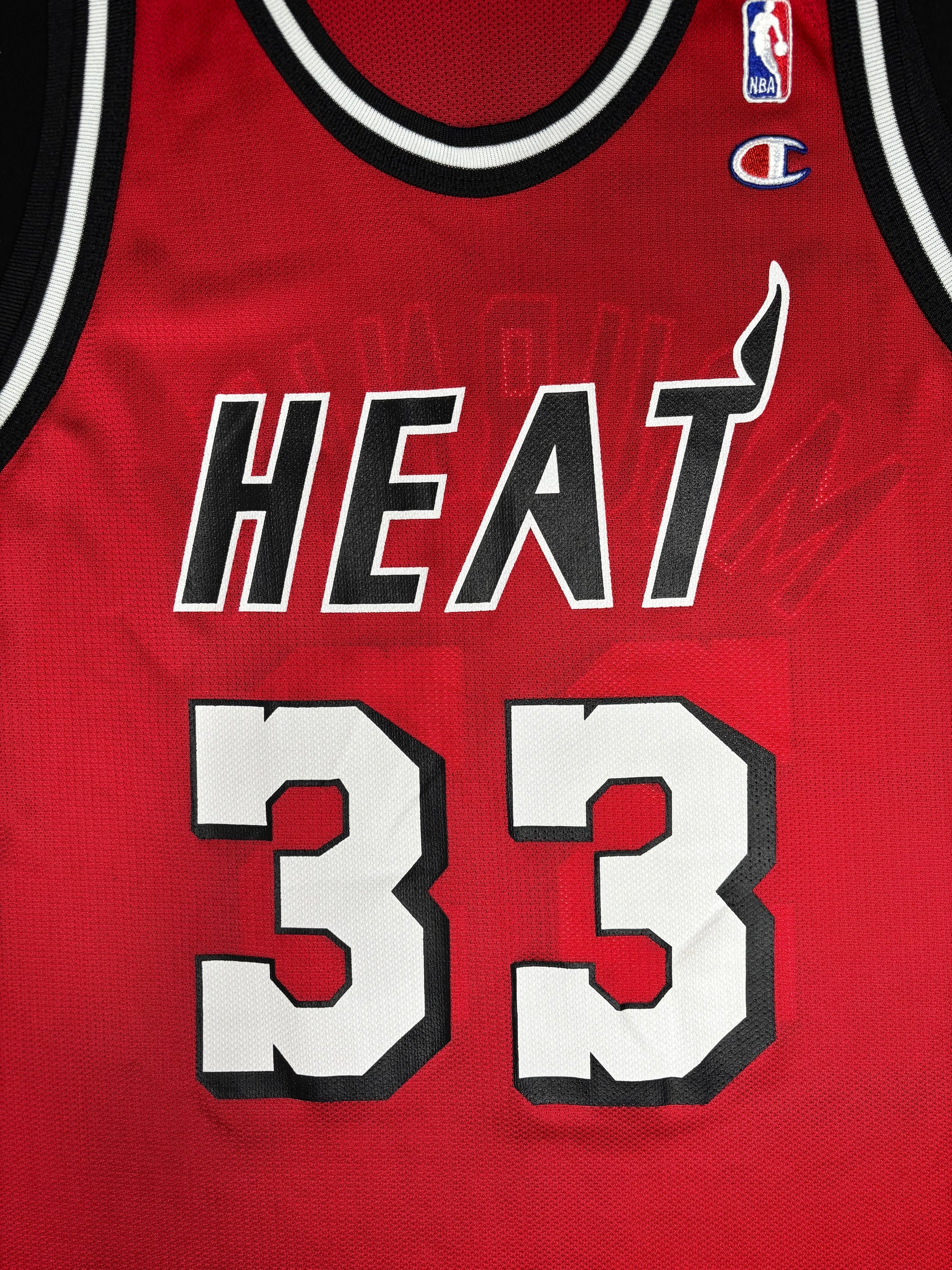 Miami Heat Alonzo Mourning Champion Basketball Jersey Size: 48