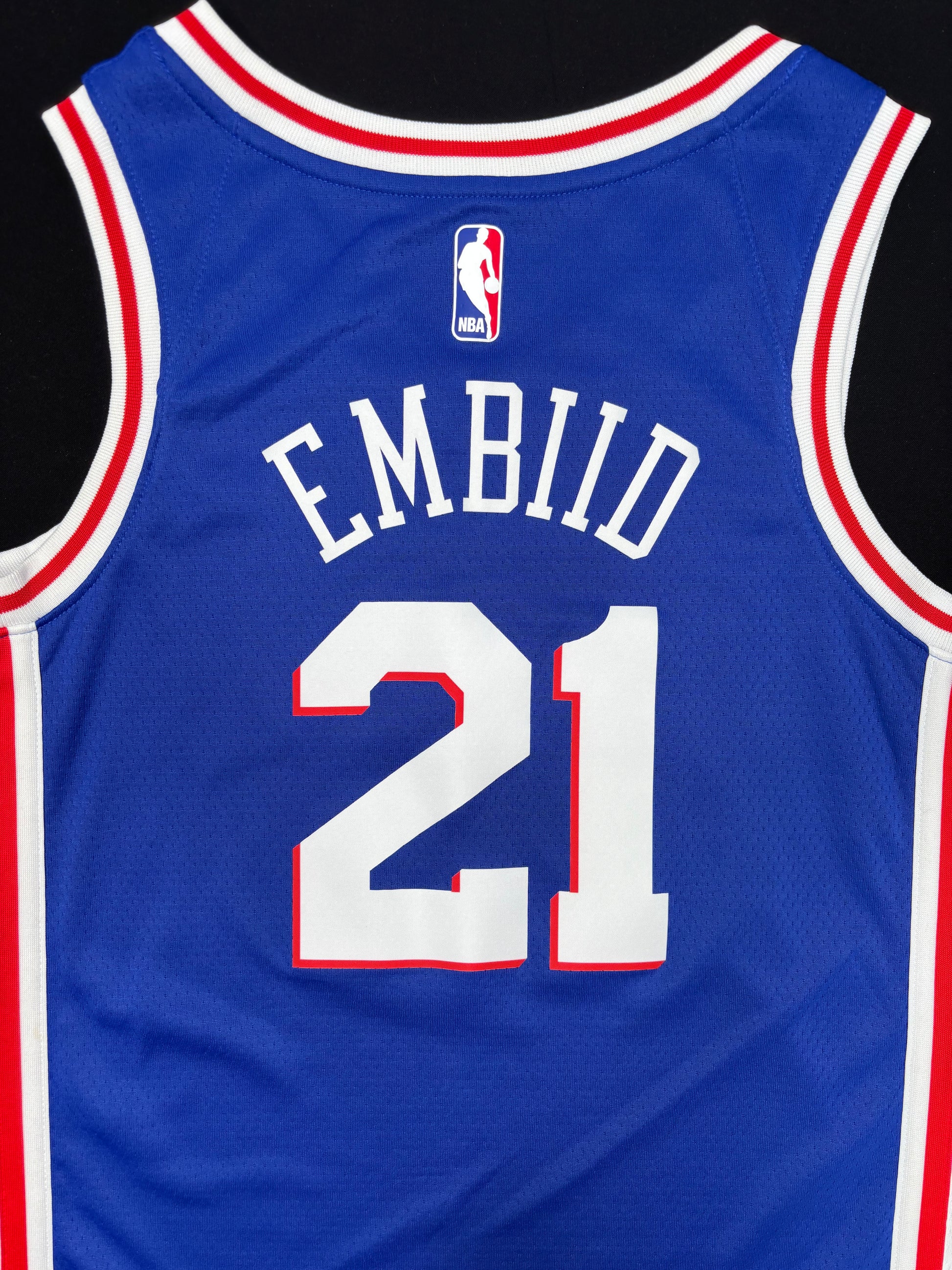 Philadelphia 76ers Joel Embiid Nike Swingman Basketball Jersey Size: 40