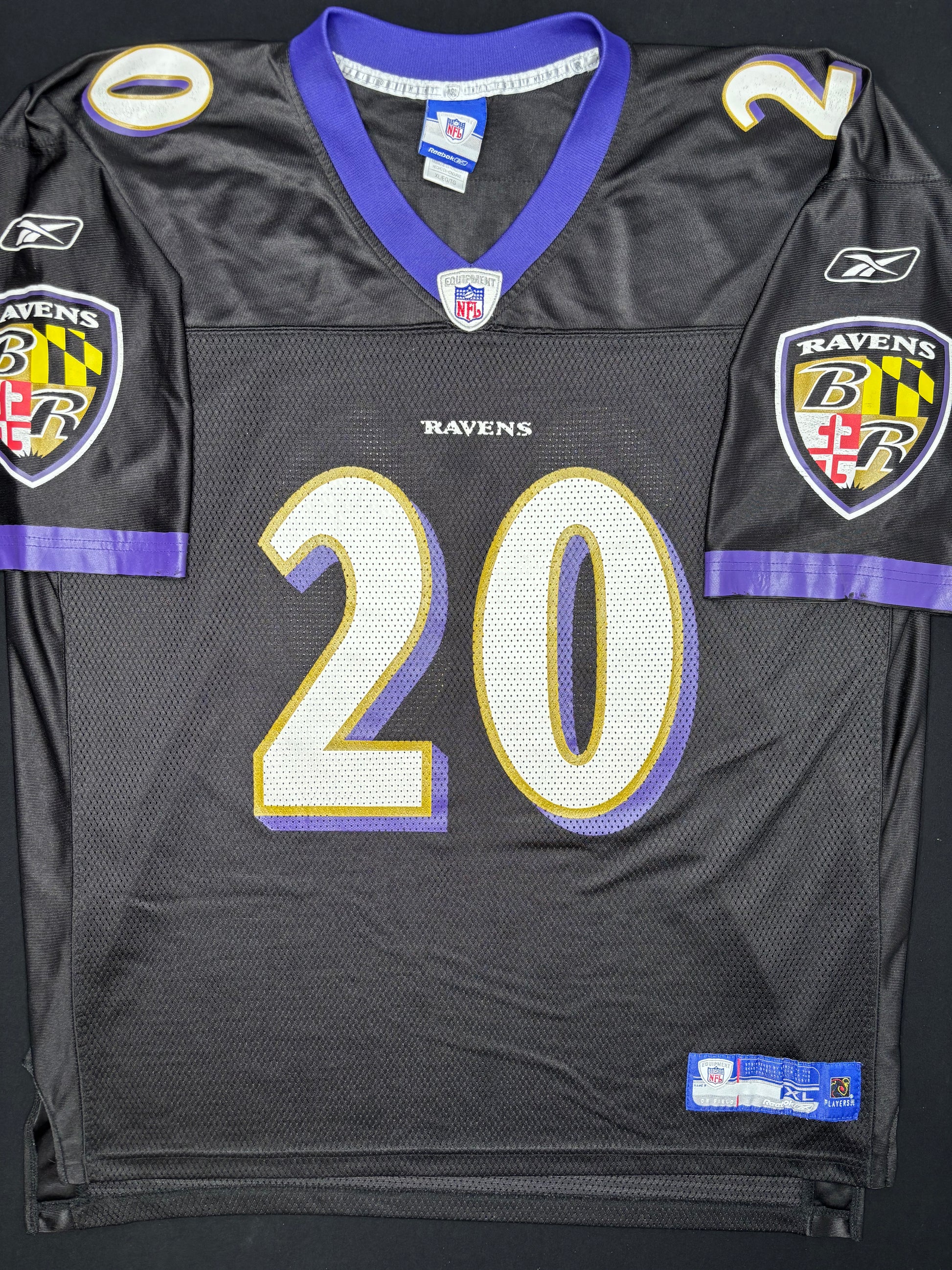 Baltimore Ravens Ed Reed Reebok Football Jersey Size: XL