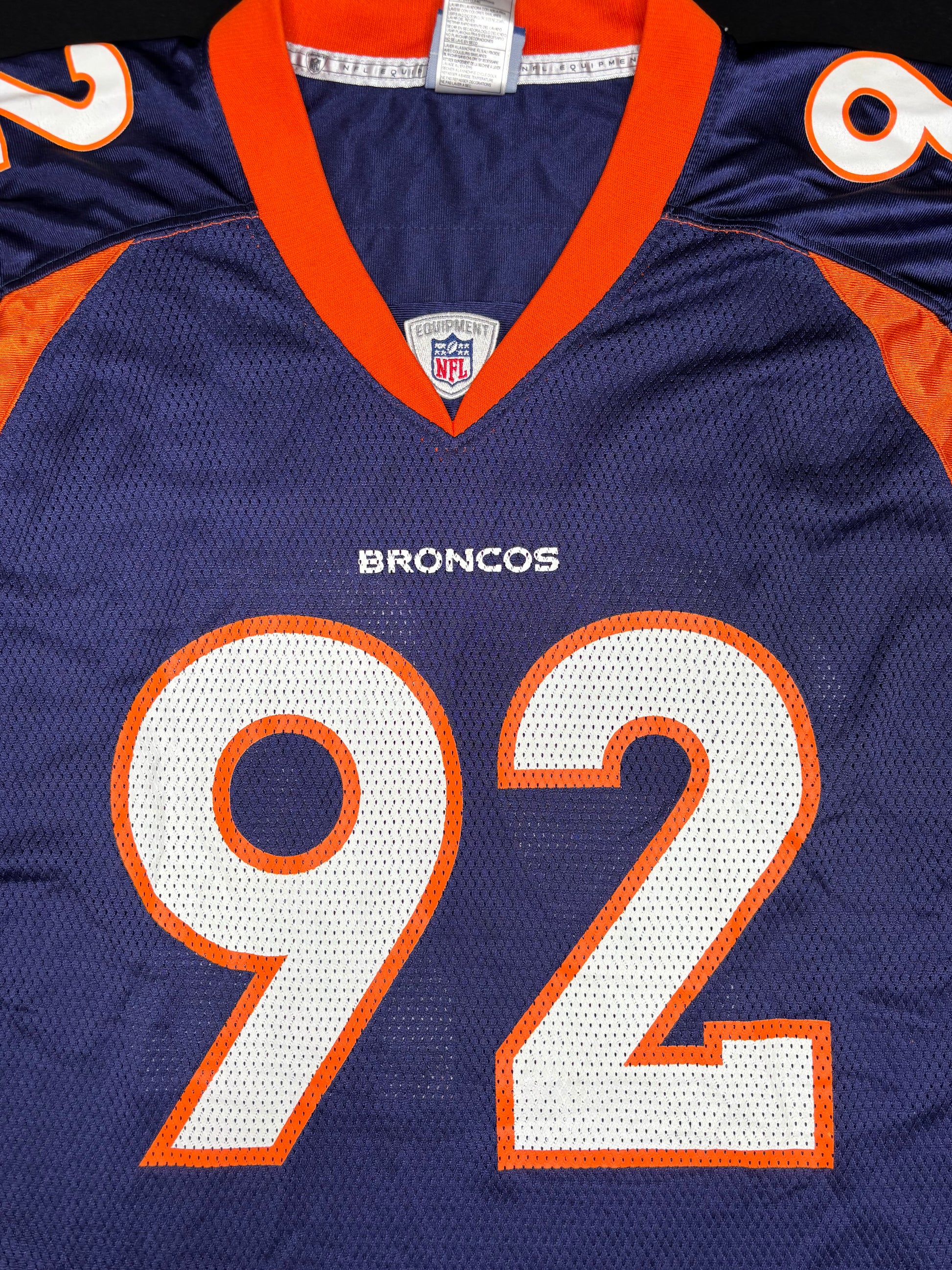 Denver Broncos Elvis Dumervil Reebok Football Jersey Size: Large