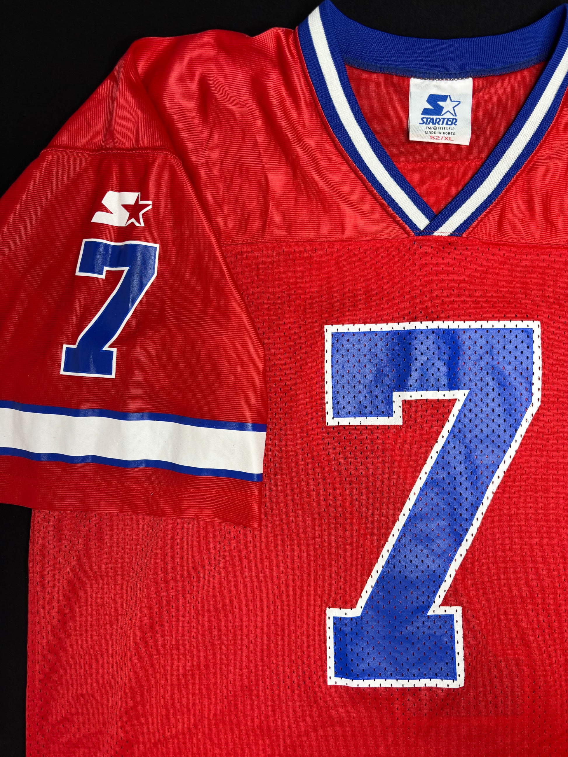 Buffalo Bills Doug Flutie Alt Red Starter Football Jersey Size: 52