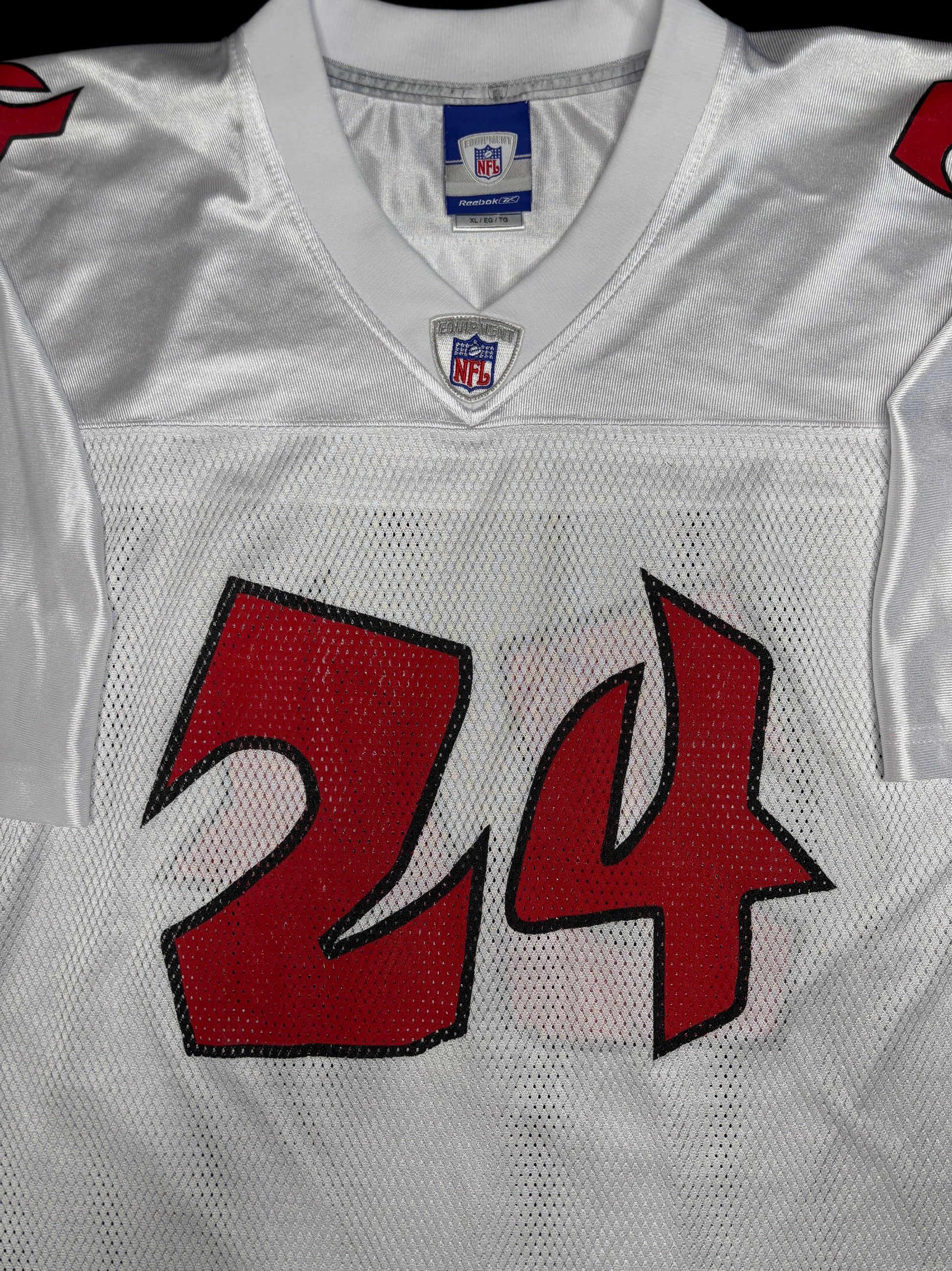 Tampa Bay Buccaneers Cadillac Williams “Pirate Print” Reebok Football Jersey Size: XL