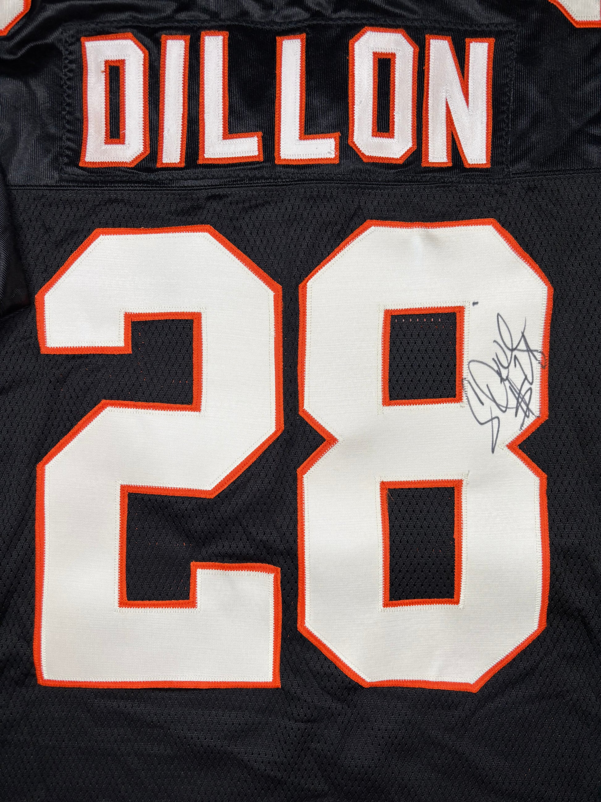 Cincinnati Bengals Corey Dillon Autographed Reebok Authentic Football Jersey Size: 50