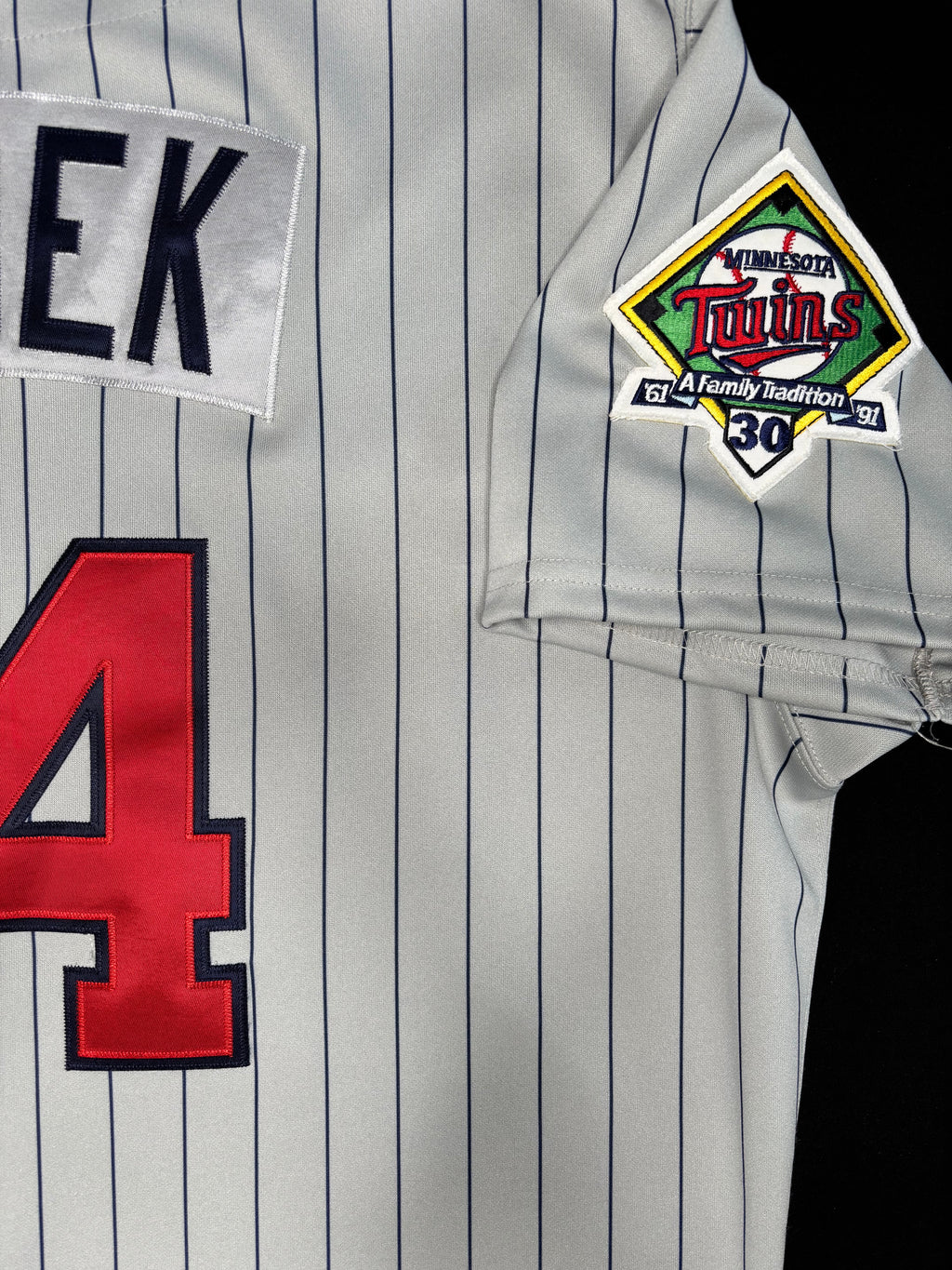 Minnesota Twins Kent Hrbek Authentic Majestic Baseball Jersey Size: 52