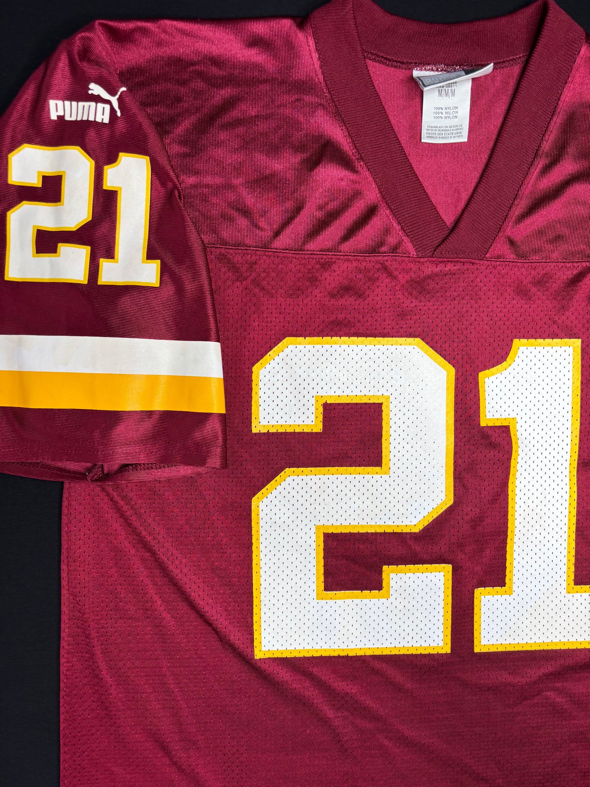 Washington Redskins Deion Sanders Puma Football Jersey Size: Medium