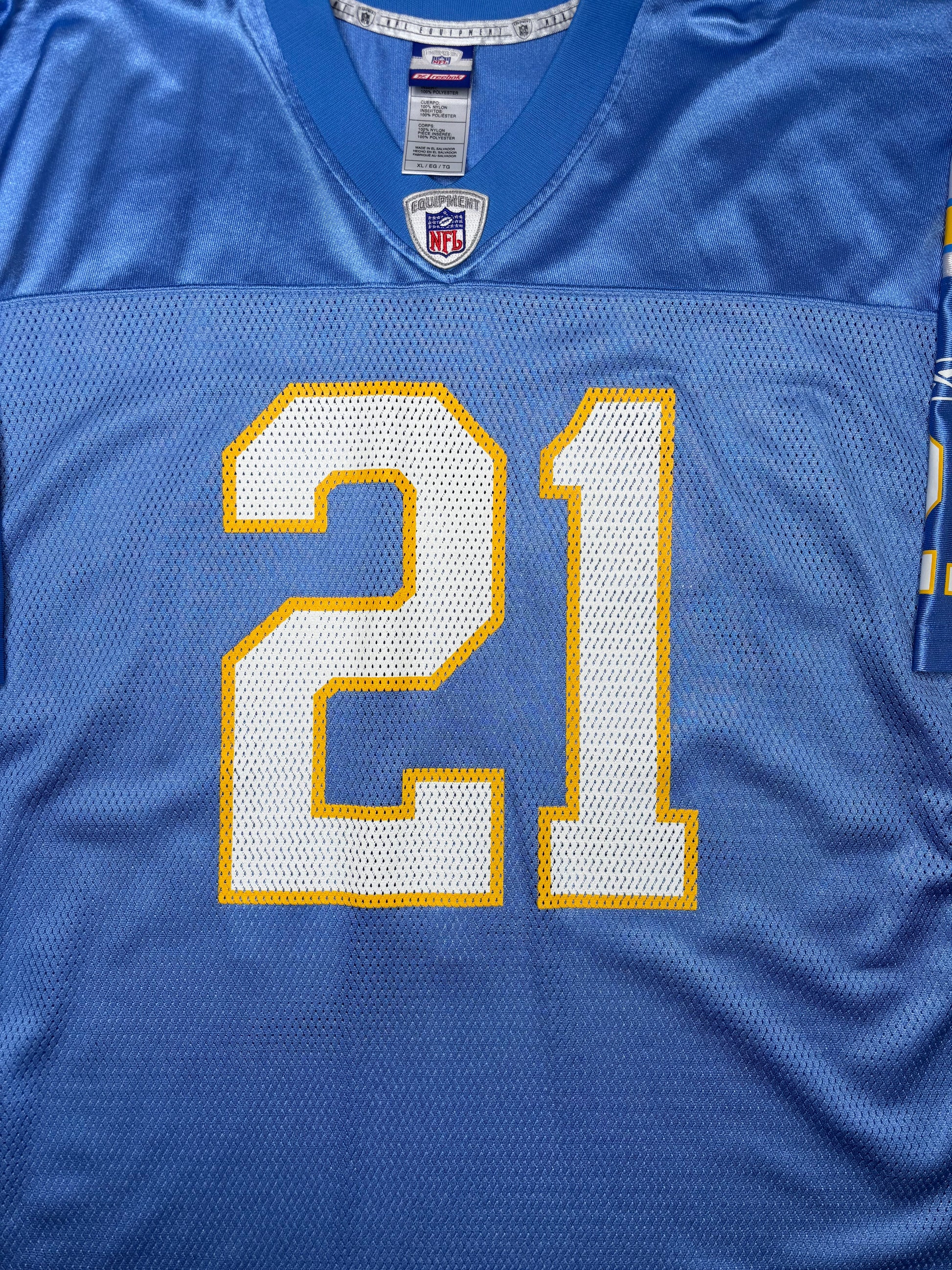 San Diego Chargers Ladainian Tomlinson Reebok Football Jersey Size: XL