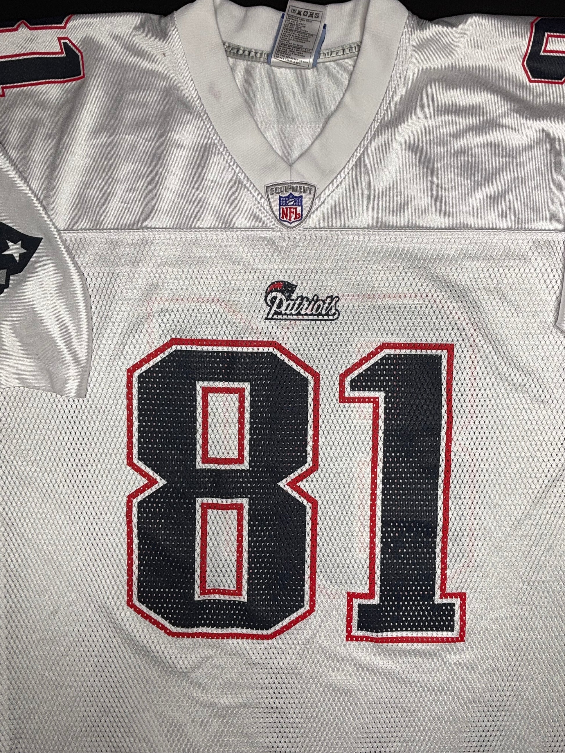 New England Patriots Randy Moss Reebok Football Jersey Size: XL