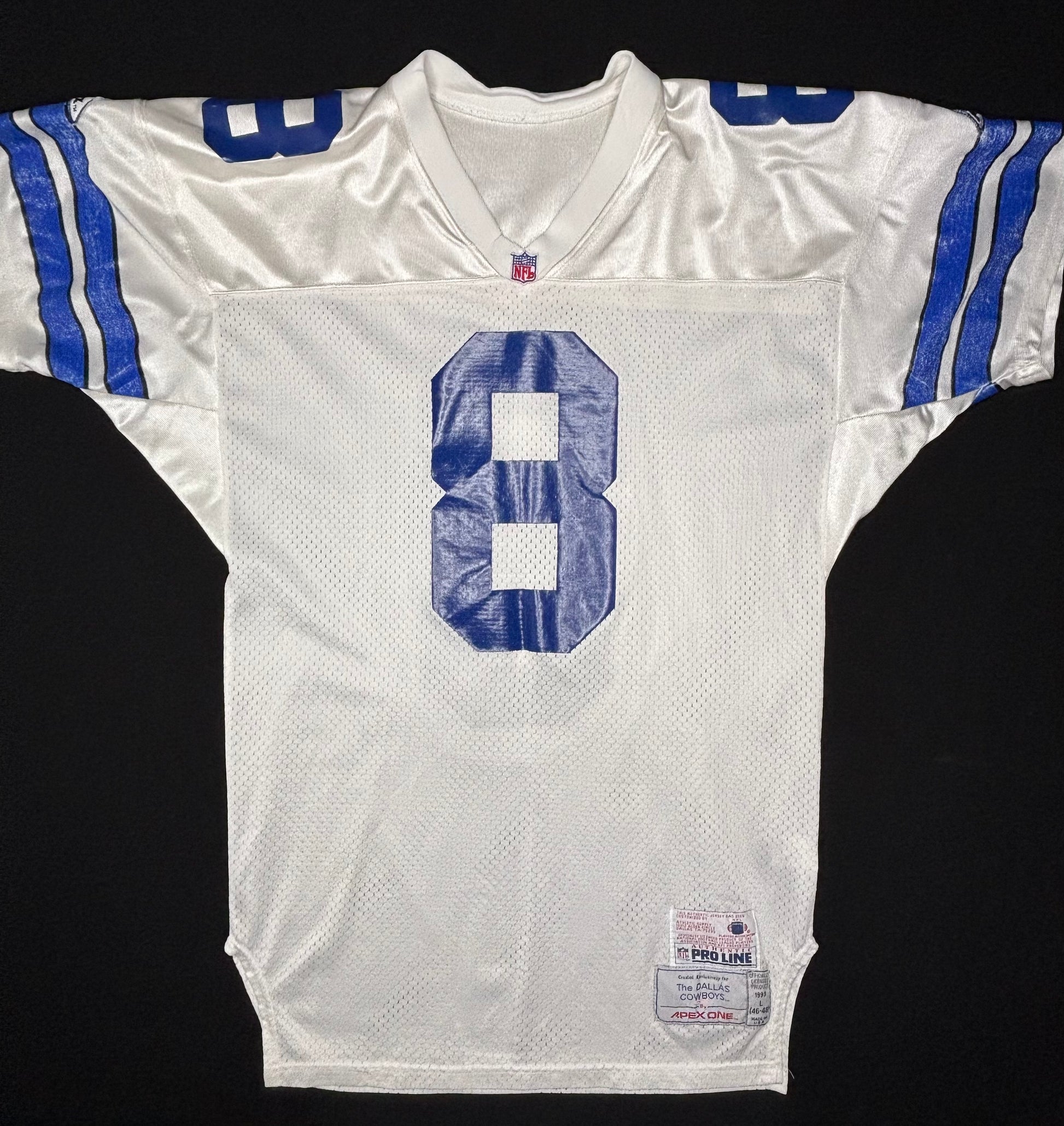 Vintage Dallas Cowboys Troy Aikman Authentic Apex One Football Jersey Size: Large