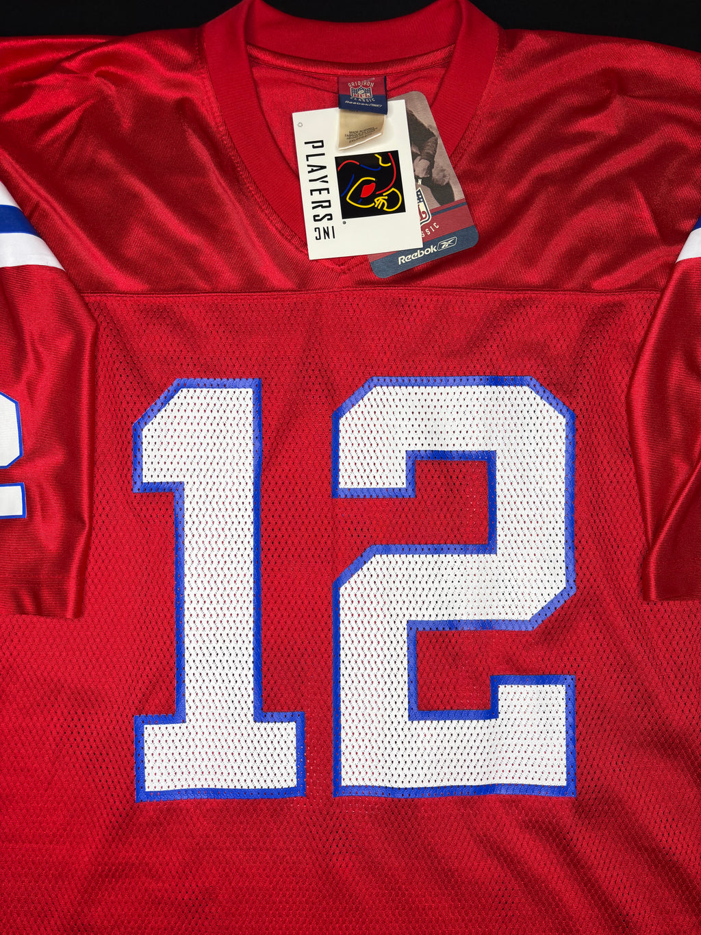 NWT New England Patriots Tom Brady Reebok Throwbacks Football Jersey Size: XXL